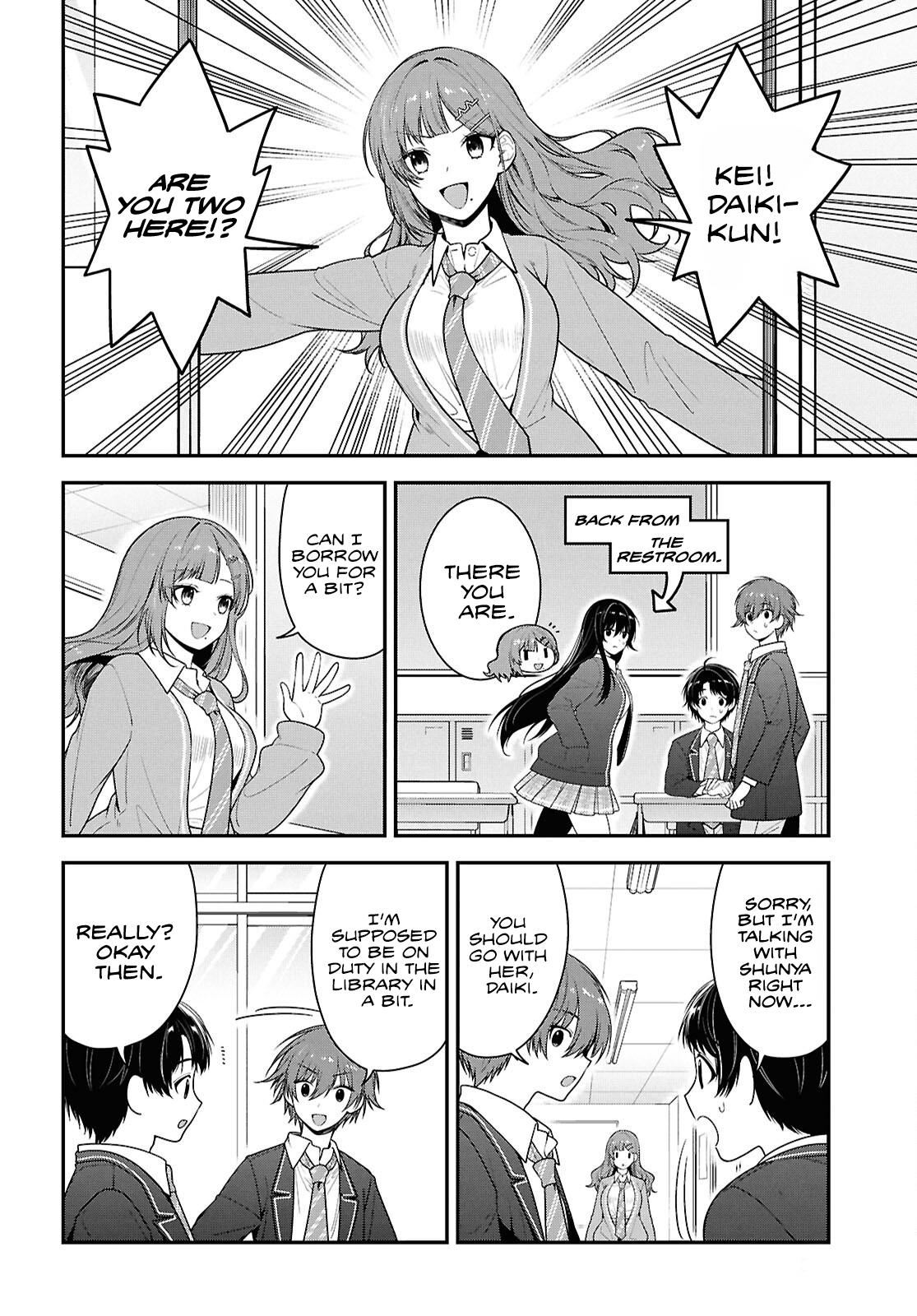 Tonari no Seki no Yankee Shimizu-san ga Kami wo Kuroku Sometekita Chap 10 - Next Chap 11