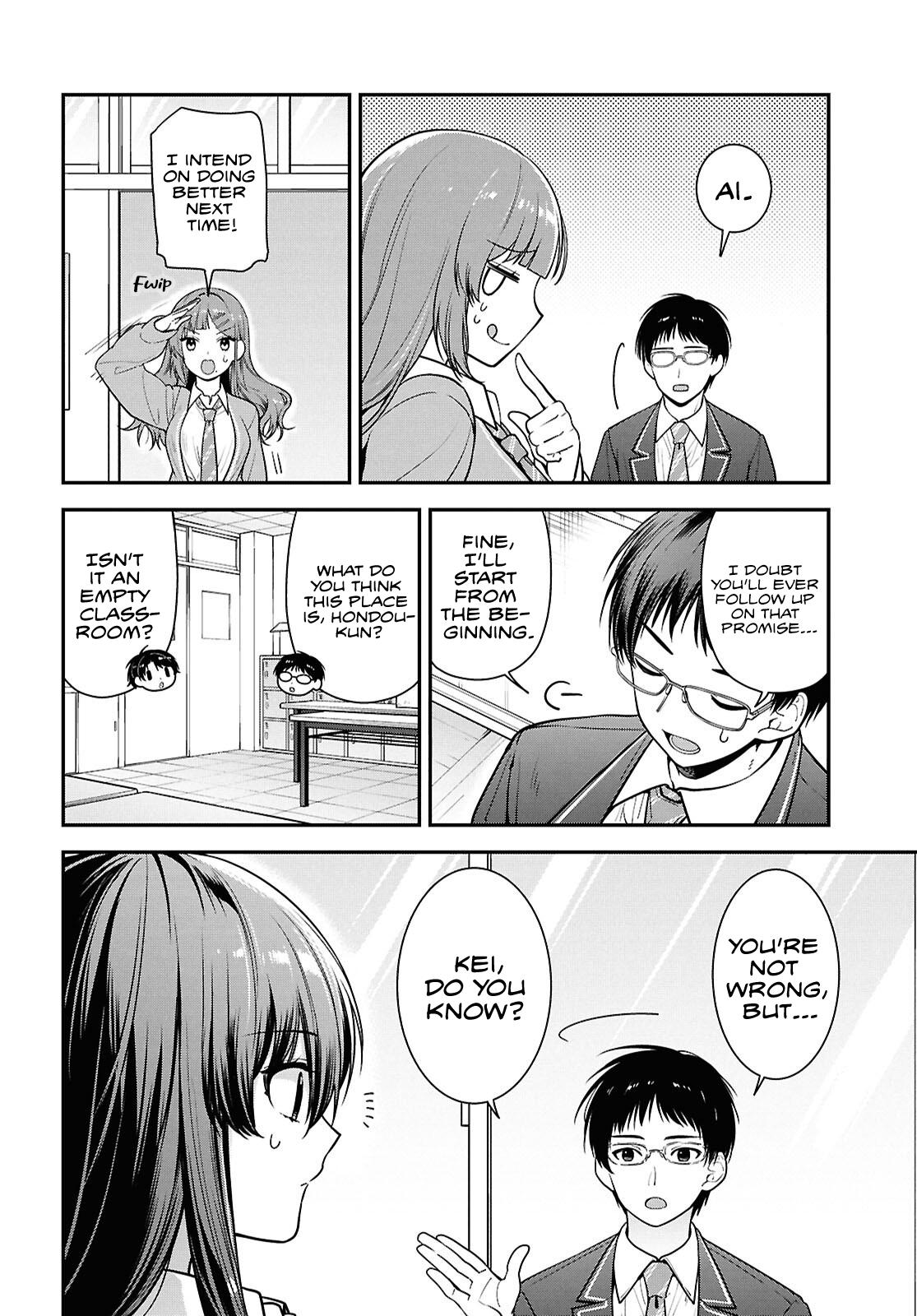 Tonari no Seki no Yankee Shimizu-san ga Kami wo Kuroku Sometekita Chap 10 - Next Chap 11