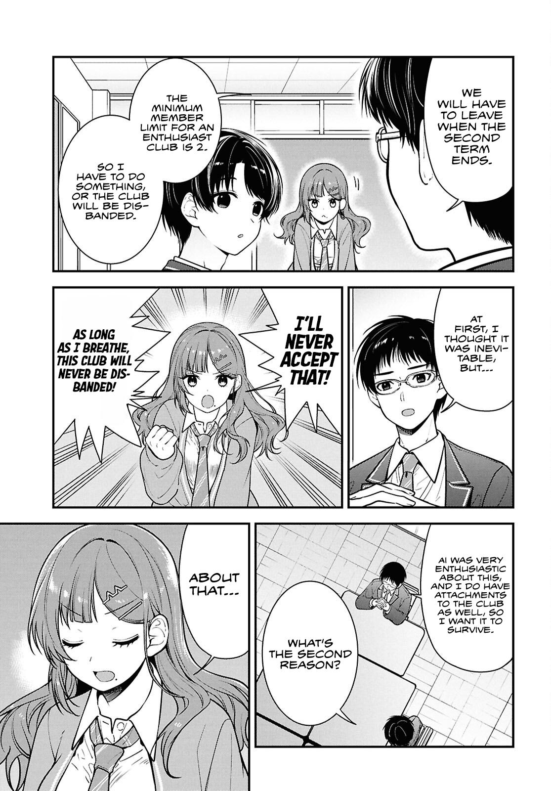 Tonari no Seki no Yankee Shimizu-san ga Kami wo Kuroku Sometekita Chap 10 - Next Chap 11