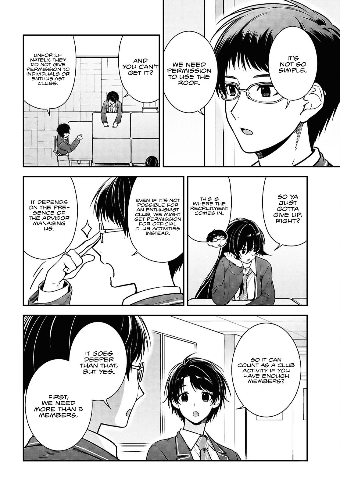 Tonari no Seki no Yankee Shimizu-san ga Kami wo Kuroku Sometekita Chap 10 - Next Chap 11