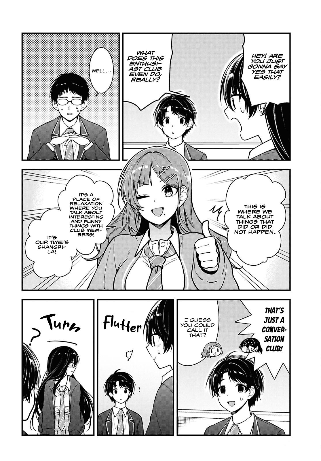 Tonari no Seki no Yankee Shimizu-san ga Kami wo Kuroku Sometekita Chap 10 - Next Chap 11