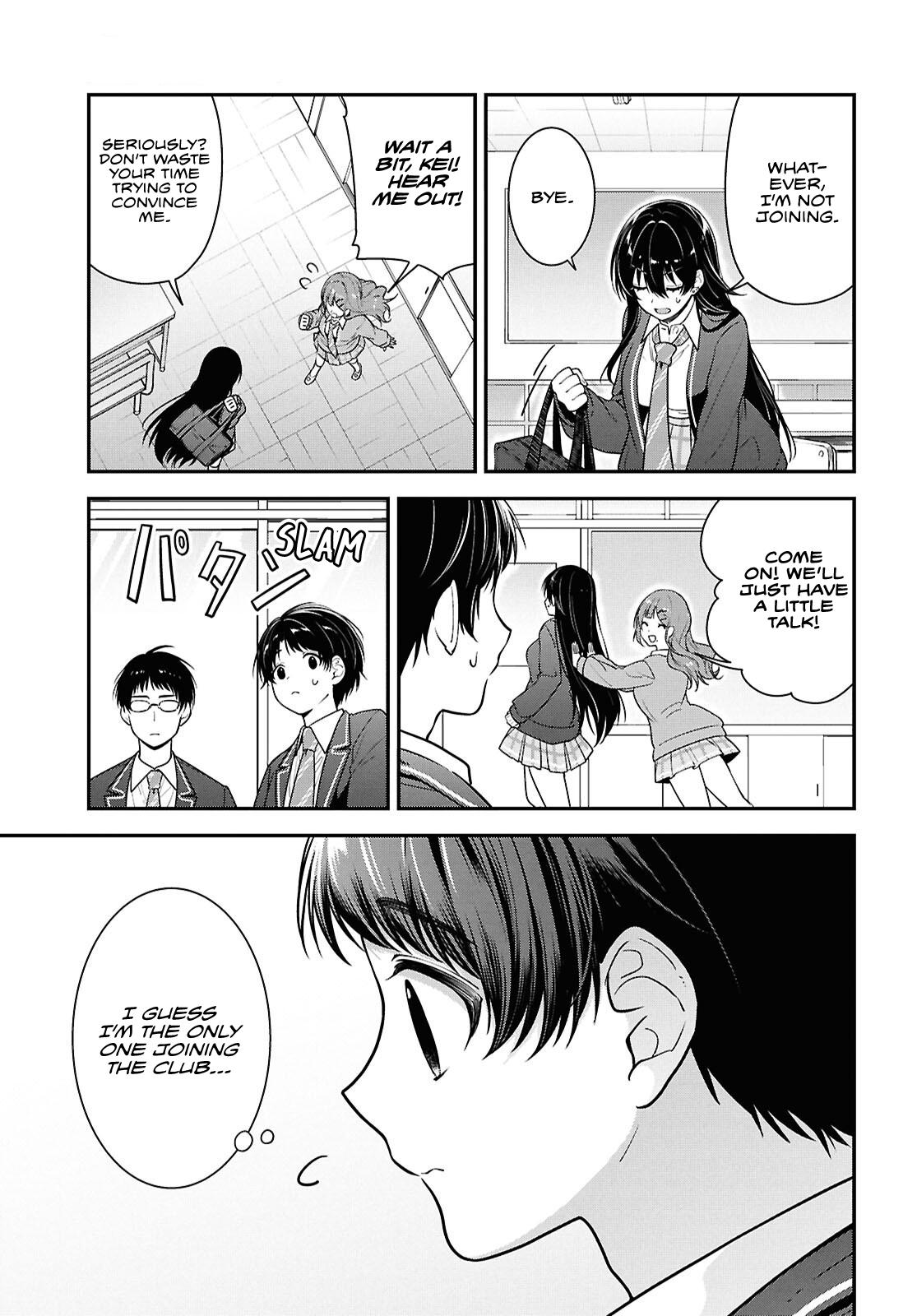 Tonari no Seki no Yankee Shimizu-san ga Kami wo Kuroku Sometekita Chap 10 - Next Chap 11