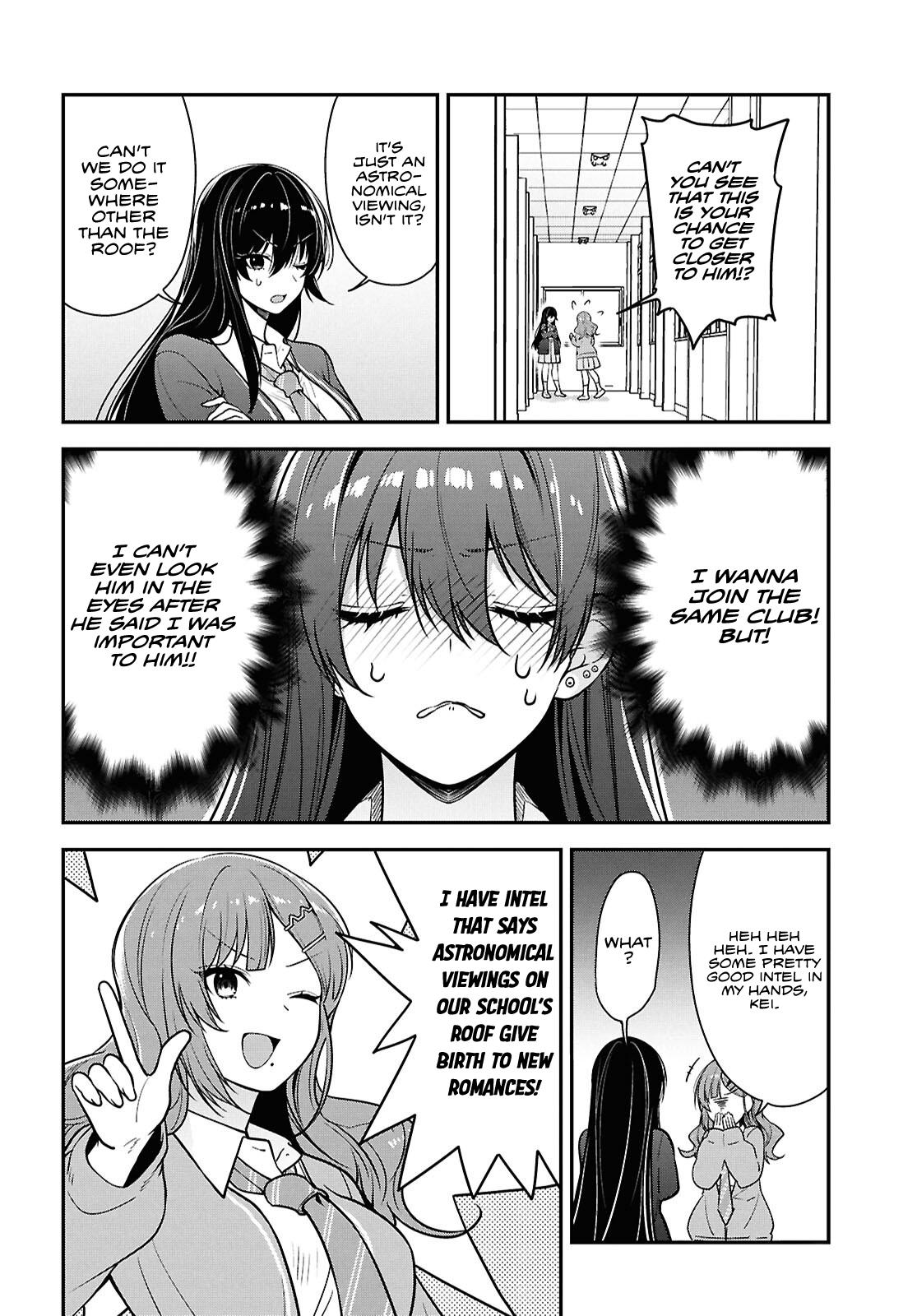 Tonari no Seki no Yankee Shimizu-san ga Kami wo Kuroku Sometekita Chap 10 - Next Chap 11