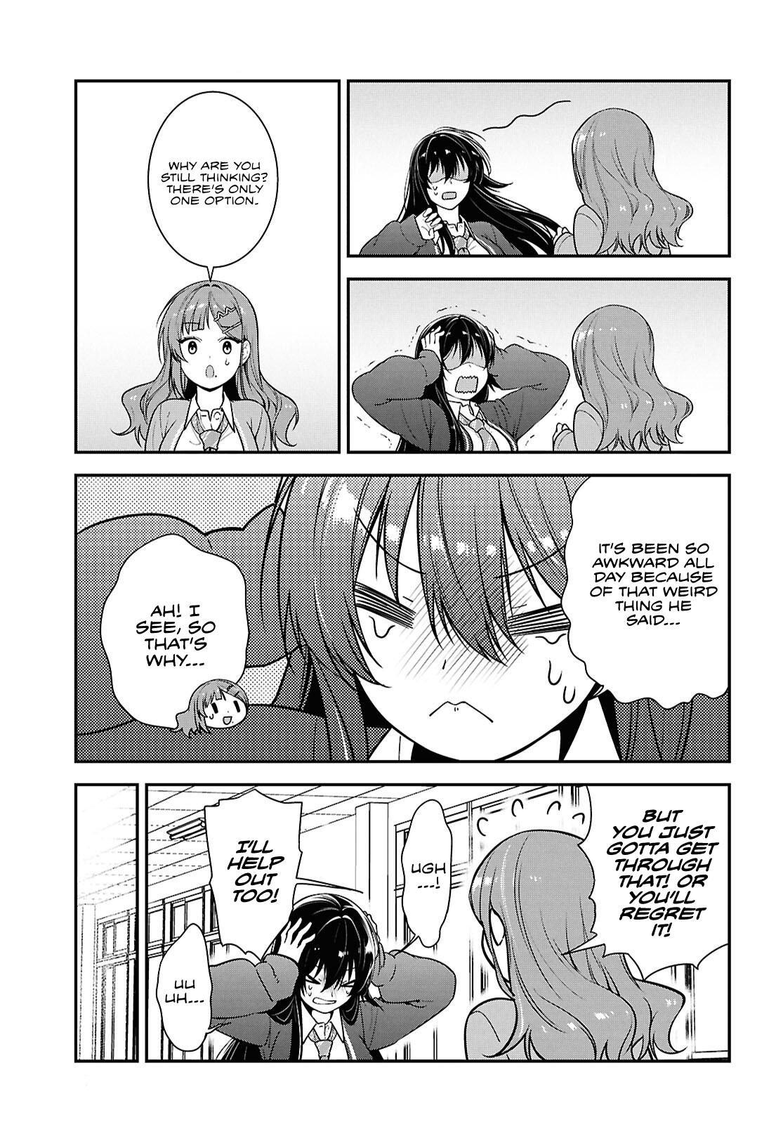 Tonari no Seki no Yankee Shimizu-san ga Kami wo Kuroku Sometekita Chap 10 - Next Chap 11