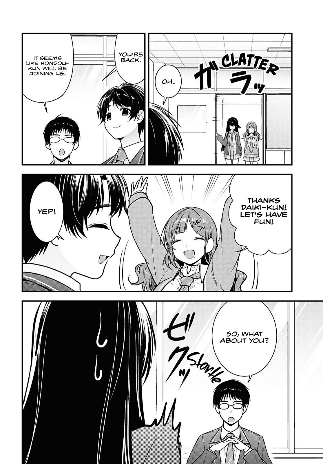 Tonari no Seki no Yankee Shimizu-san ga Kami wo Kuroku Sometekita Chap 10 - Next Chap 11