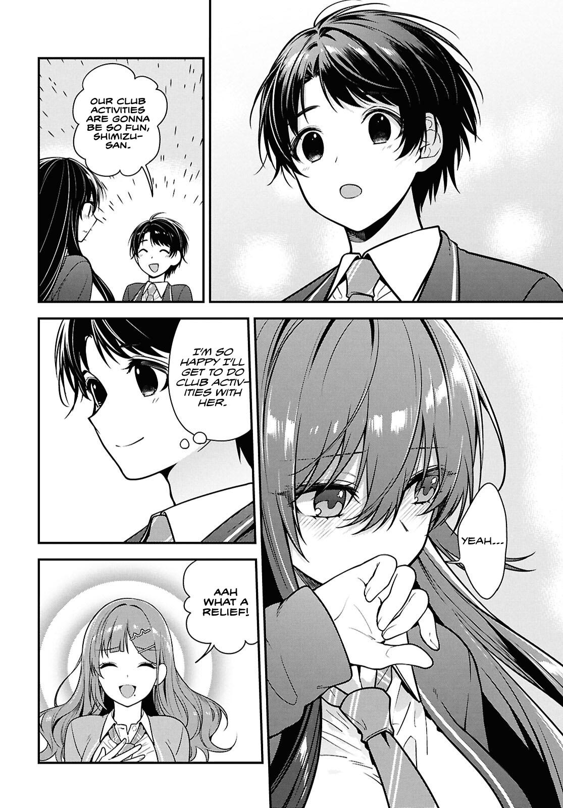 Tonari no Seki no Yankee Shimizu-san ga Kami wo Kuroku Sometekita Chap 10 - Next Chap 11