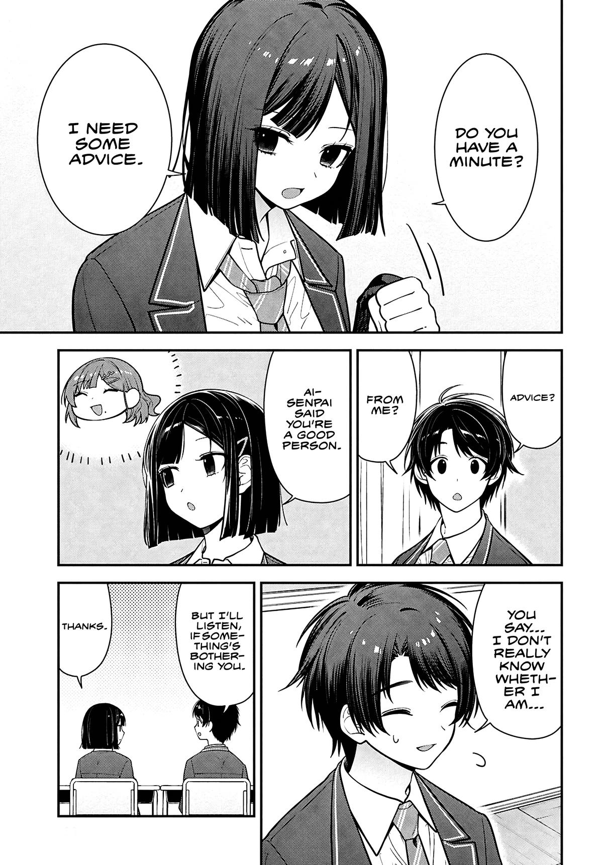 Tonari no Seki no Yankee Shimizu-san ga Kami wo Kuroku Sometekita Chap 11 - Next Chap 12