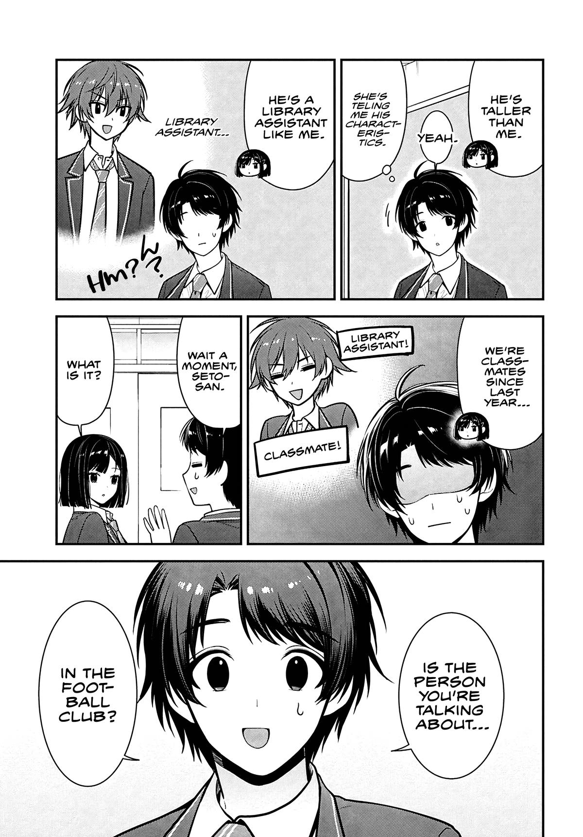 Tonari no Seki no Yankee Shimizu-san ga Kami wo Kuroku Sometekita Chap 11 - Next Chap 12