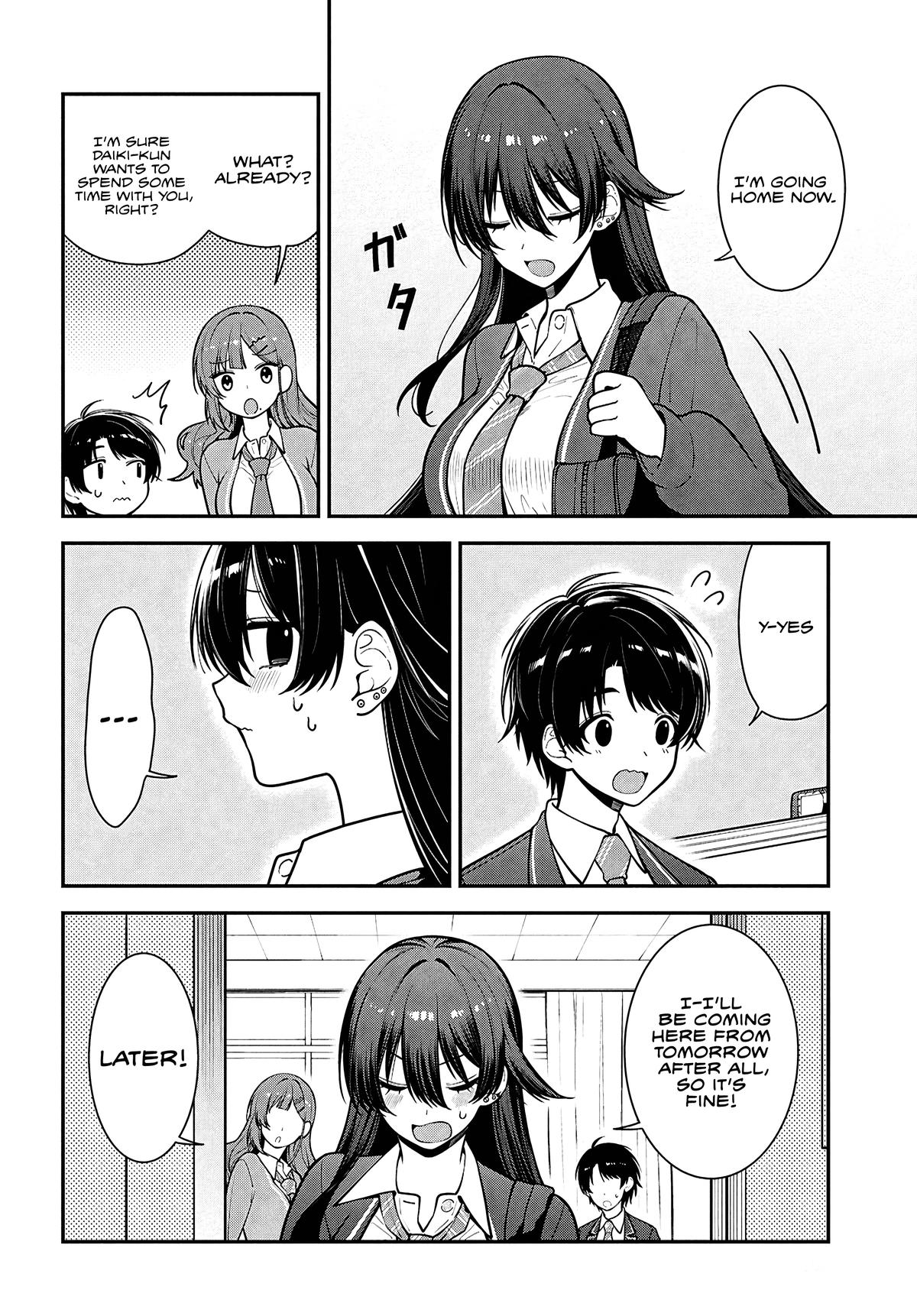 Tonari no Seki no Yankee Shimizu-san ga Kami wo Kuroku Sometekita Chap 11 - Next Chap 12