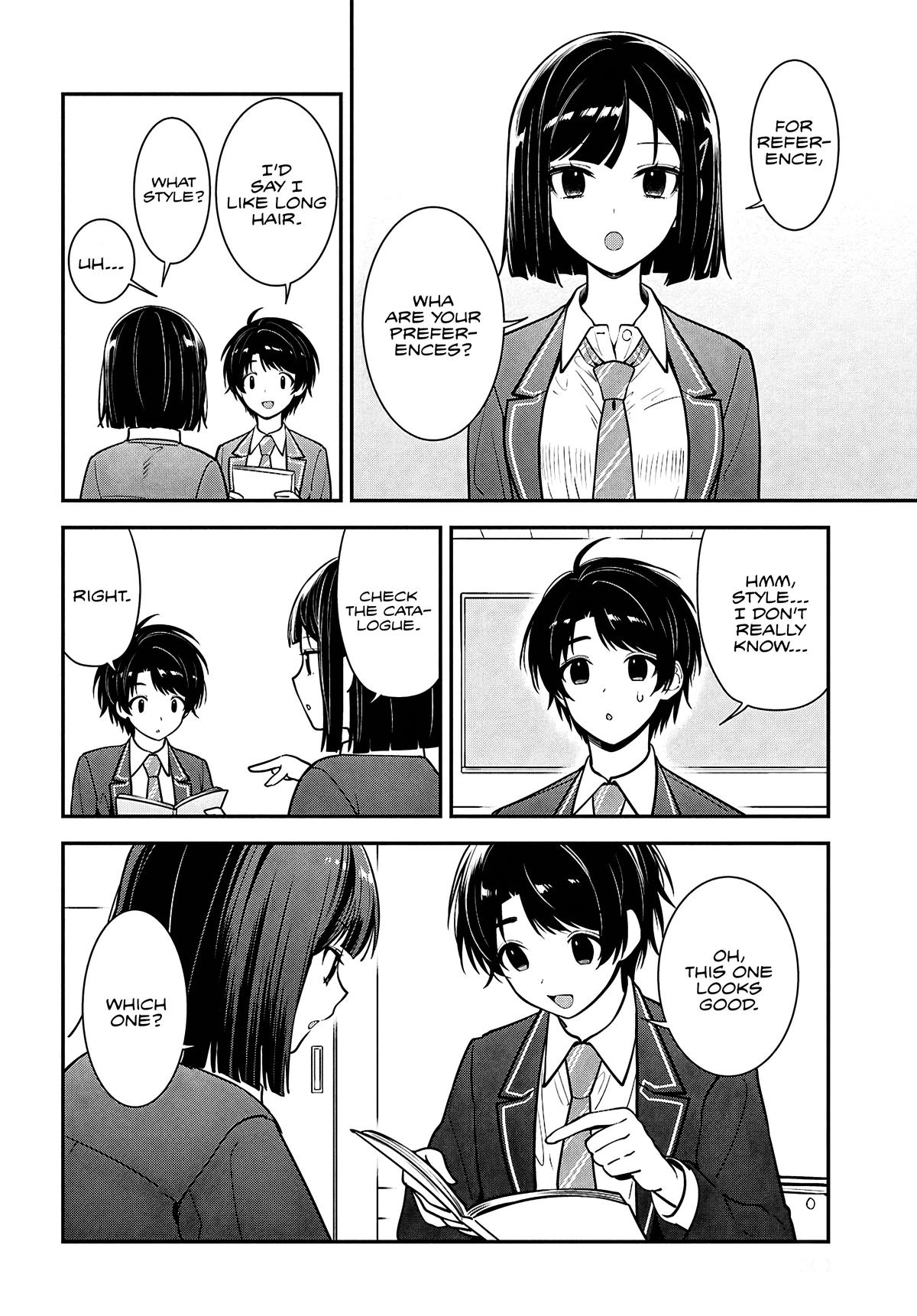 Tonari no Seki no Yankee Shimizu-san ga Kami wo Kuroku Sometekita Chap 11 - Next Chap 12