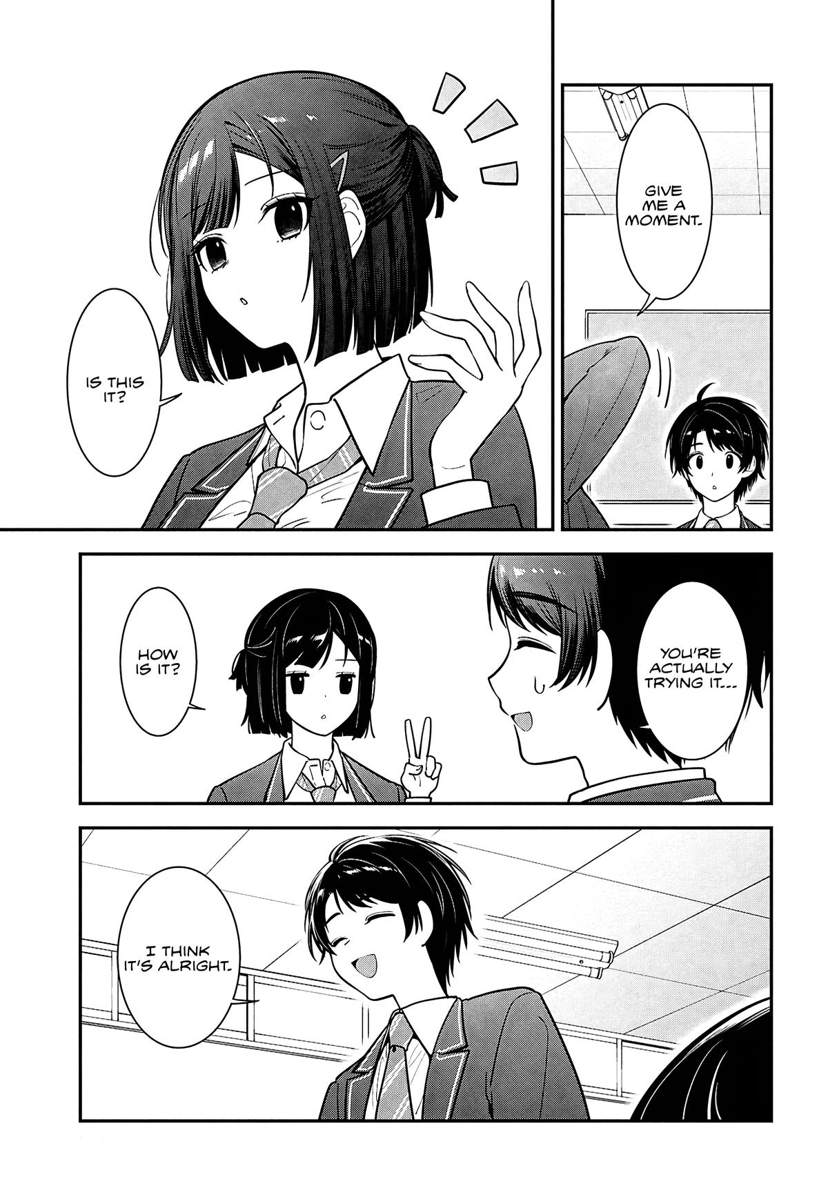 Tonari no Seki no Yankee Shimizu-san ga Kami wo Kuroku Sometekita Chap 11 - Next Chap 12