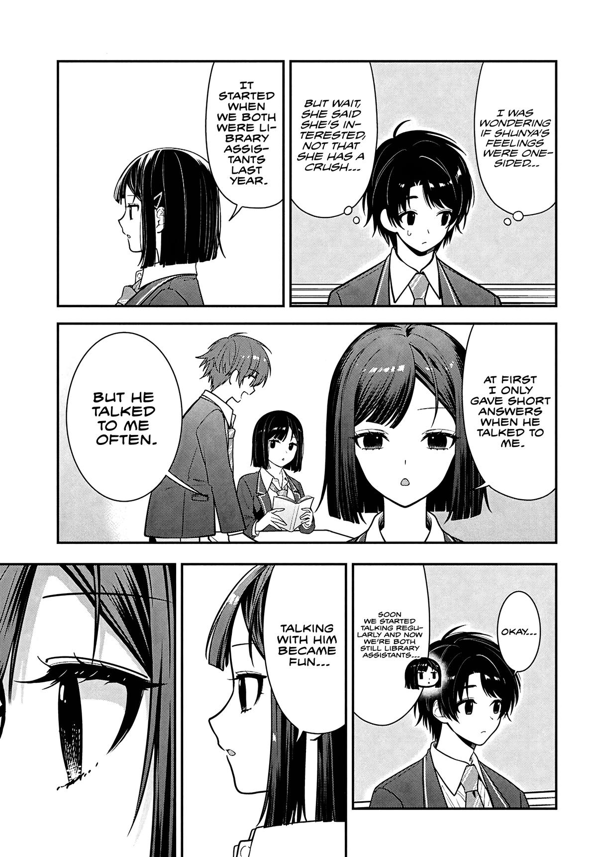 Tonari no Seki no Yankee Shimizu-san ga Kami wo Kuroku Sometekita Chap 11 - Next Chap 12