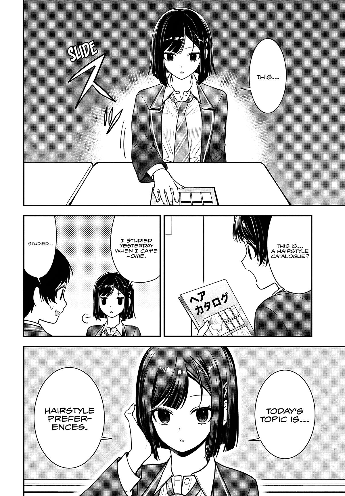 Tonari no Seki no Yankee Shimizu-san ga Kami wo Kuroku Sometekita Chap 11 - Next Chap 12