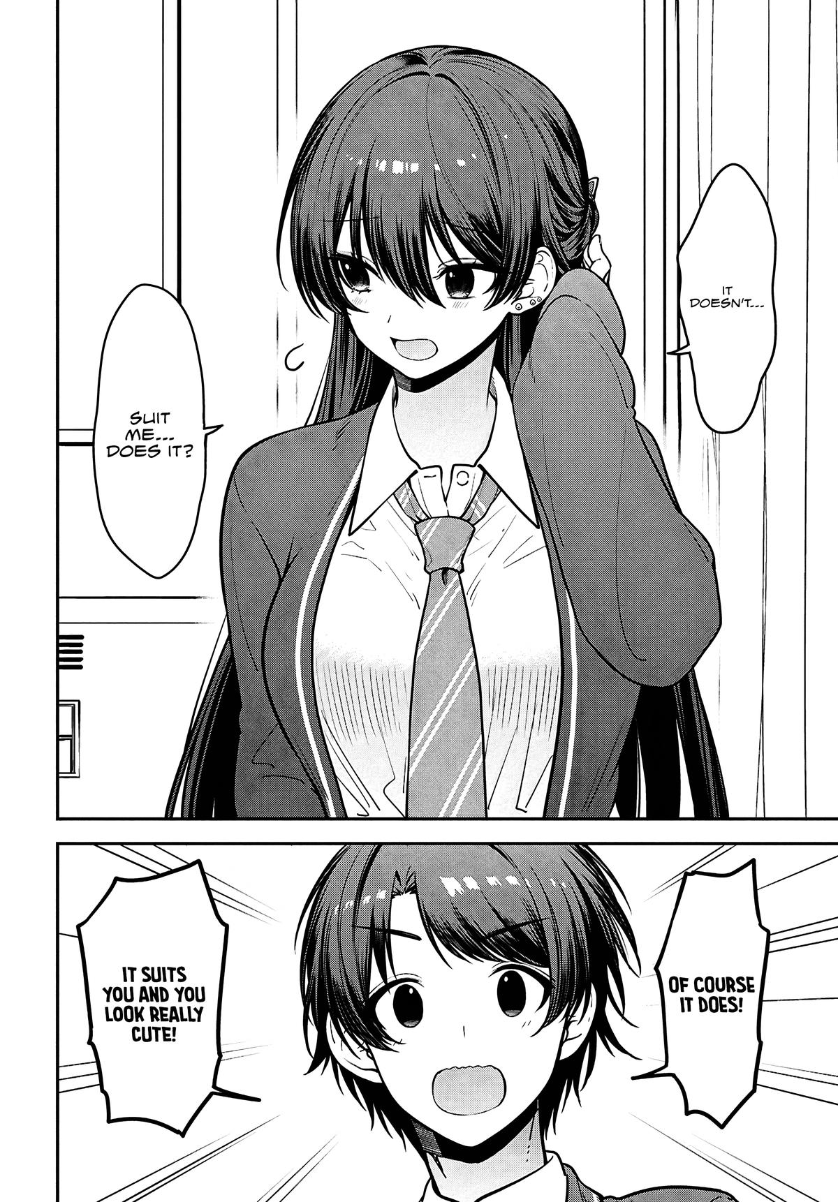 Tonari no Seki no Yankee Shimizu-san ga Kami wo Kuroku Sometekita Chap 11 - Next Chap 12