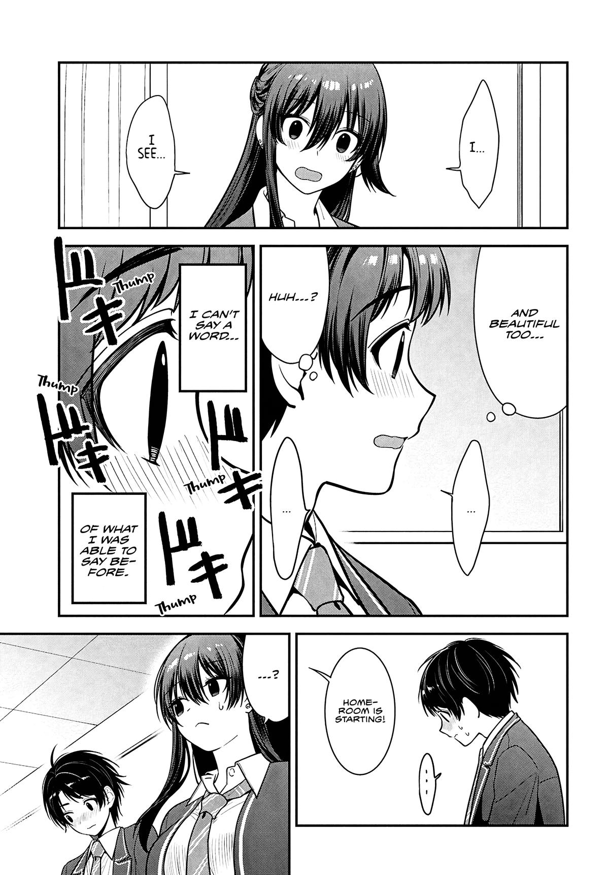 Tonari no Seki no Yankee Shimizu-san ga Kami wo Kuroku Sometekita Chap 11 - Next Chap 12