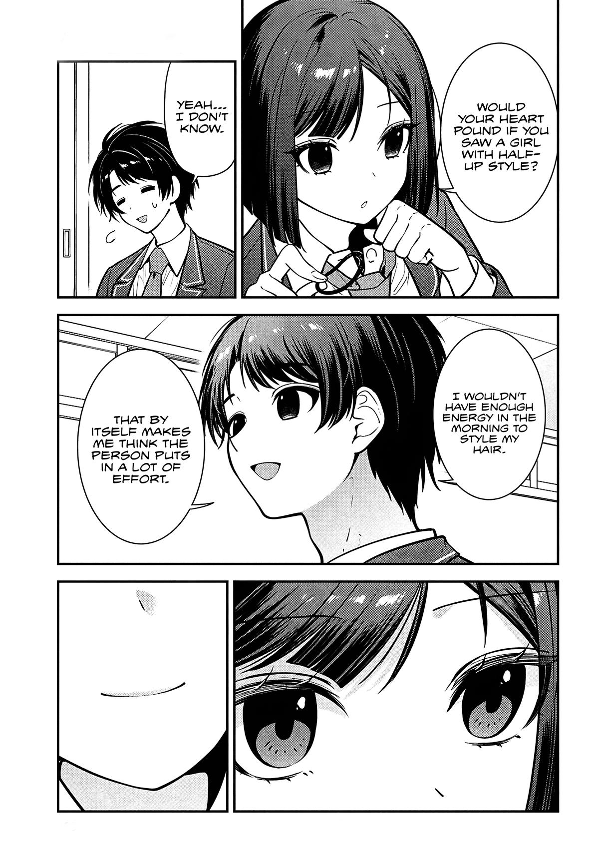 Tonari no Seki no Yankee Shimizu-san ga Kami wo Kuroku Sometekita Chap 11 - Next Chap 12