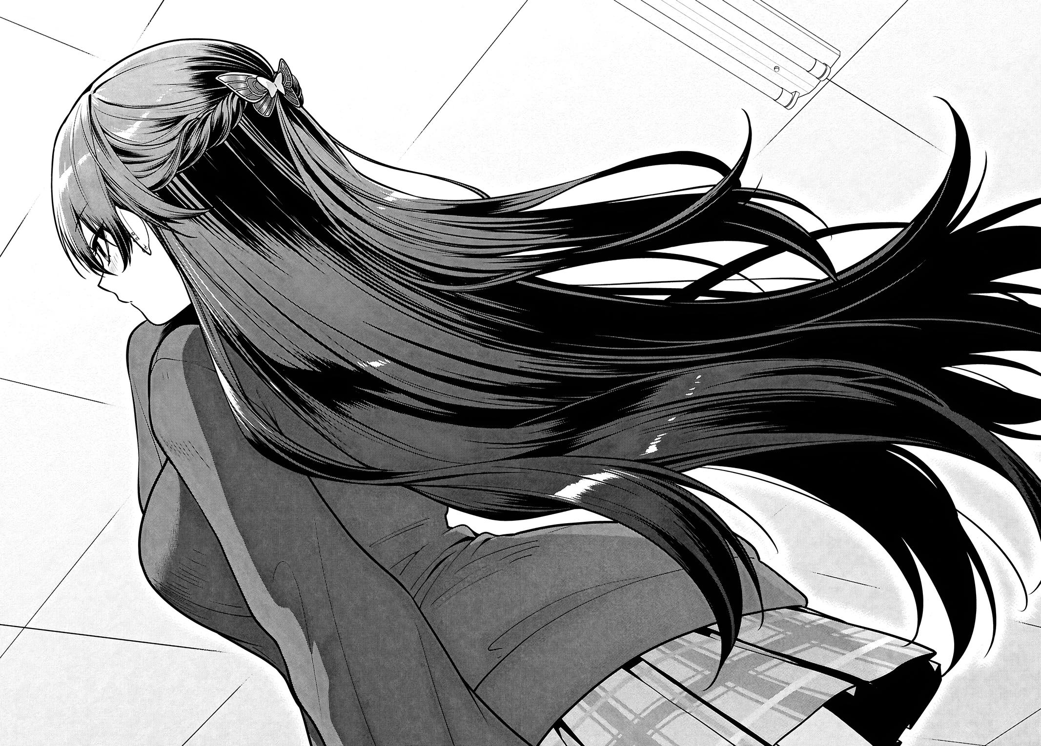 Tonari no Seki no Yankee Shimizu-san ga Kami wo Kuroku Sometekita Chap 11 - Next Chap 12