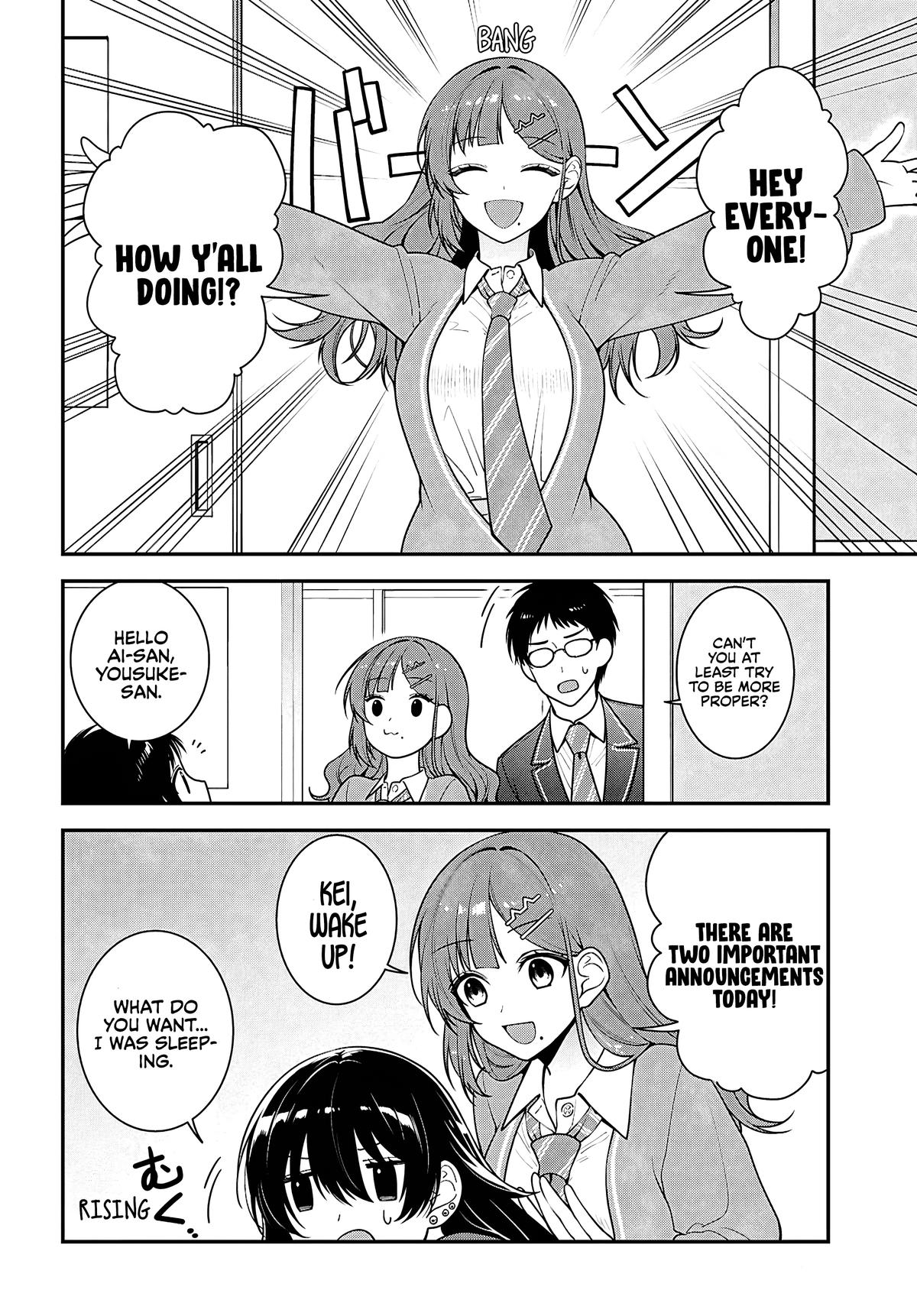 Tonari no Seki no Yankee Shimizu-san ga Kami wo Kuroku Sometekita Chap 12 - Next Chap 13