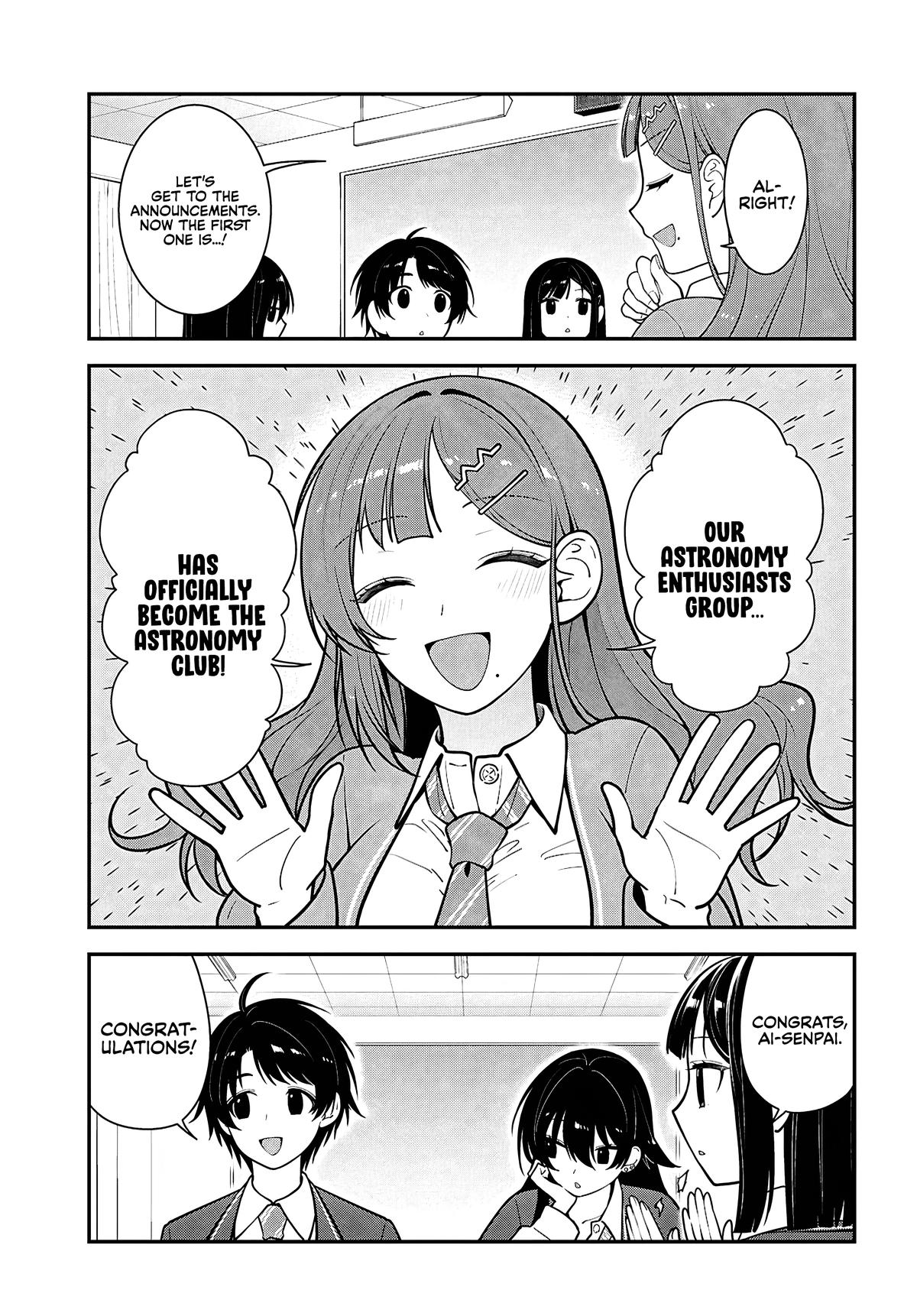 Tonari no Seki no Yankee Shimizu-san ga Kami wo Kuroku Sometekita Chap 12 - Next Chap 13