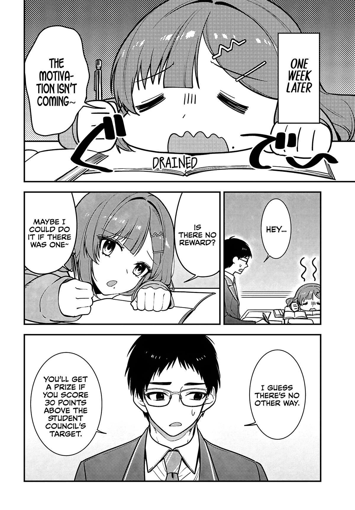 Tonari no Seki no Yankee Shimizu-san ga Kami wo Kuroku Sometekita Chap 12 - Next Chap 13