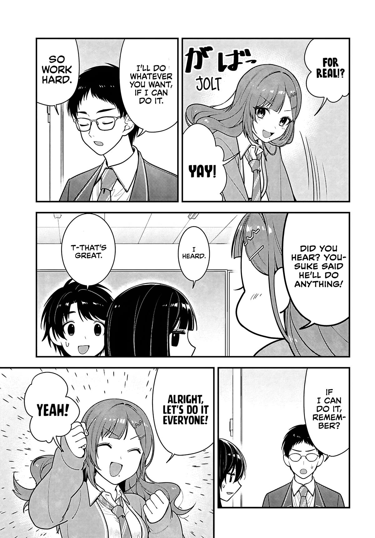 Tonari no Seki no Yankee Shimizu-san ga Kami wo Kuroku Sometekita Chap 12 - Next Chap 13