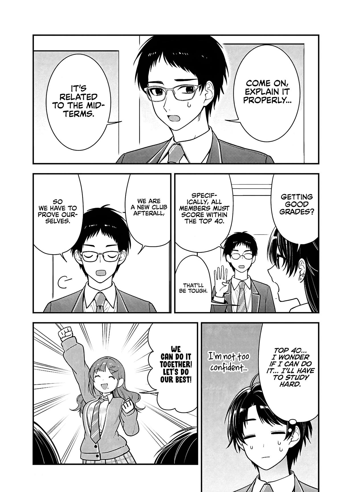 Tonari no Seki no Yankee Shimizu-san ga Kami wo Kuroku Sometekita Chap 12 - Next Chap 13