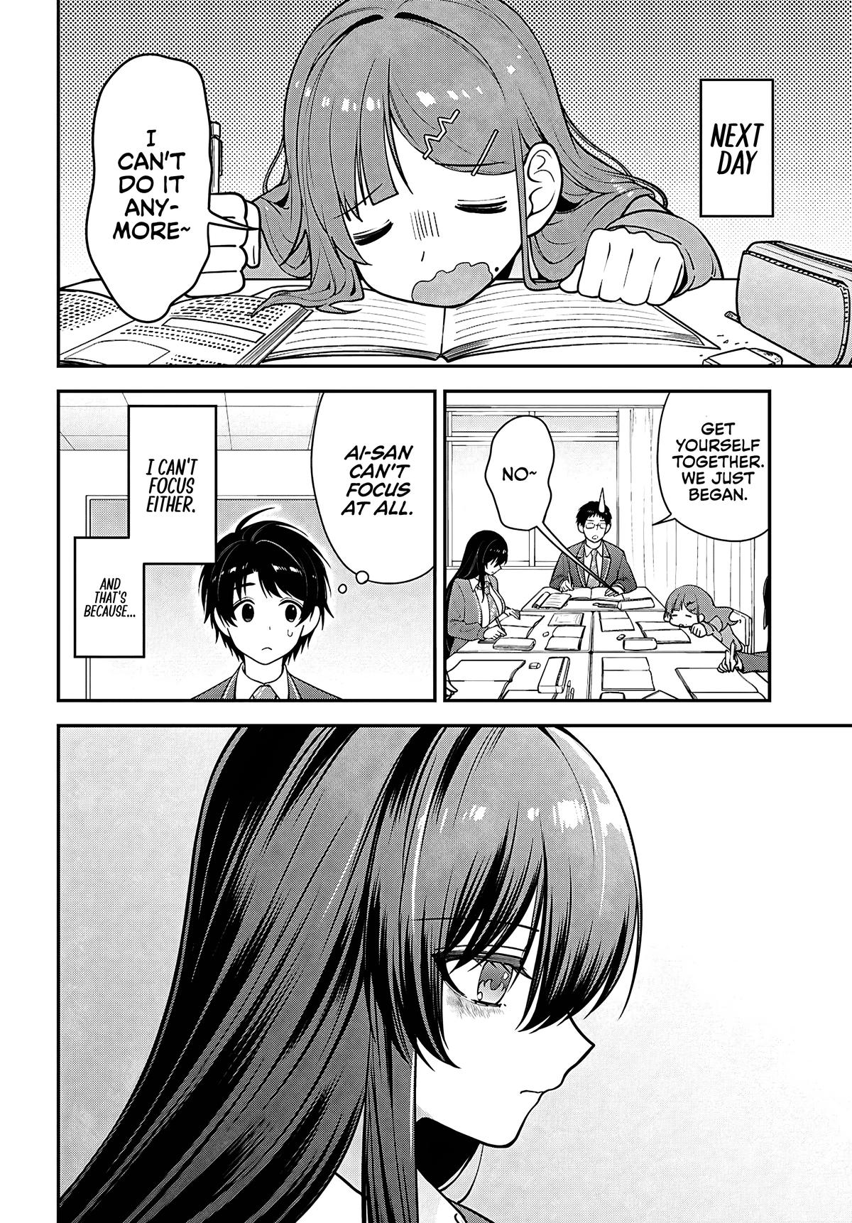 Tonari no Seki no Yankee Shimizu-san ga Kami wo Kuroku Sometekita Chap 12 - Next Chap 13