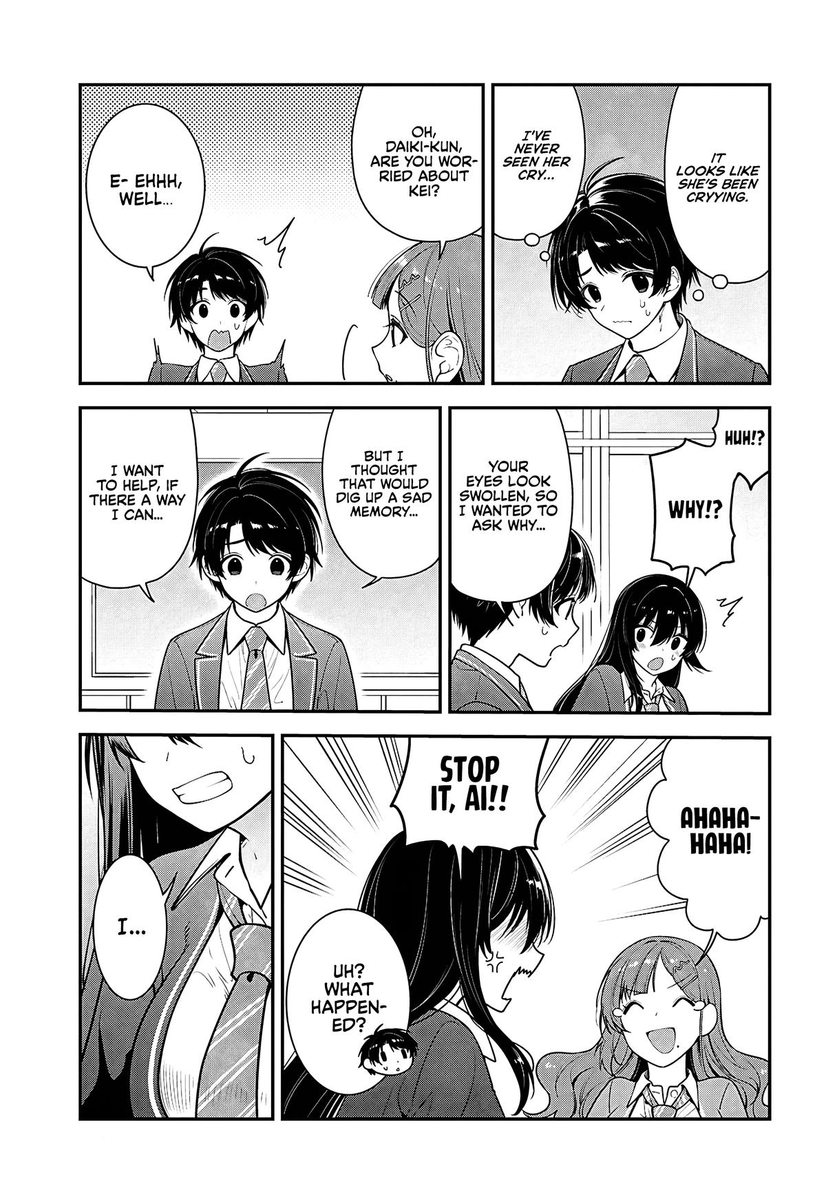 Tonari no Seki no Yankee Shimizu-san ga Kami wo Kuroku Sometekita Chap 12 - Next Chap 13