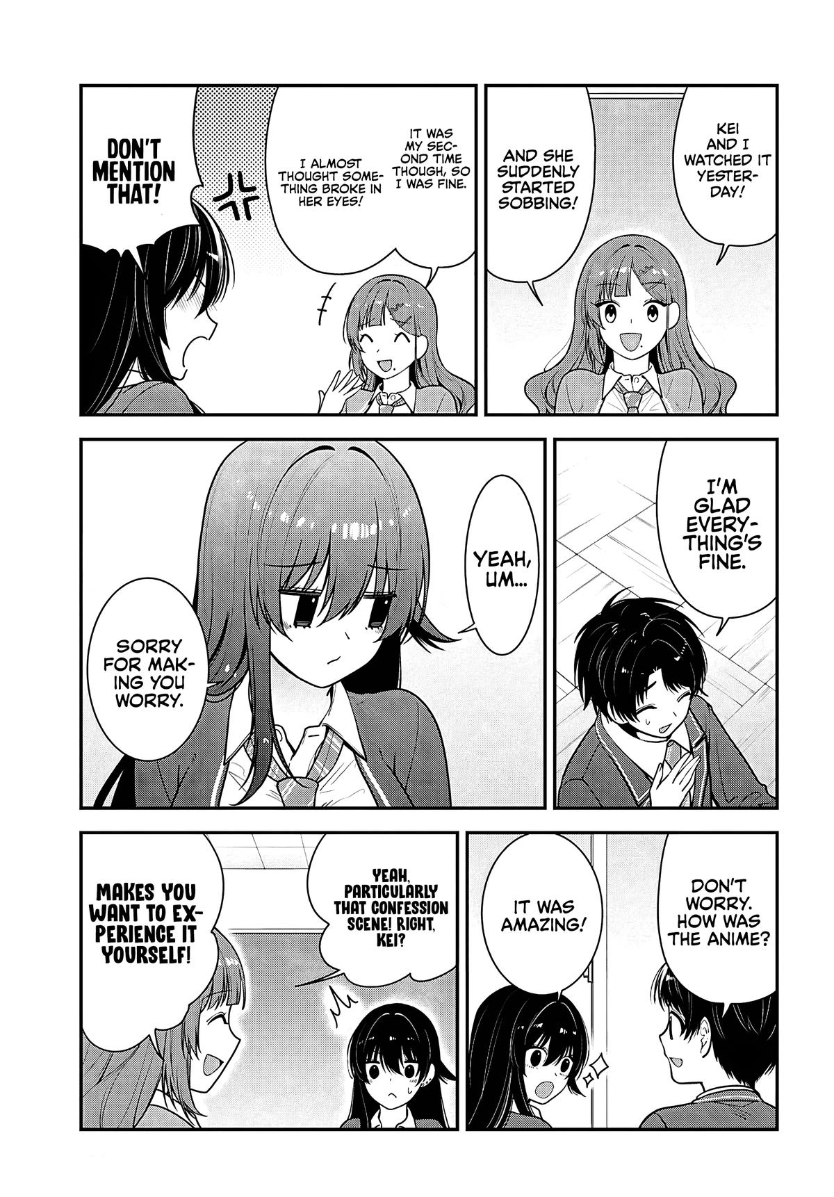 Tonari no Seki no Yankee Shimizu-san ga Kami wo Kuroku Sometekita Chap 12 - Next Chap 13