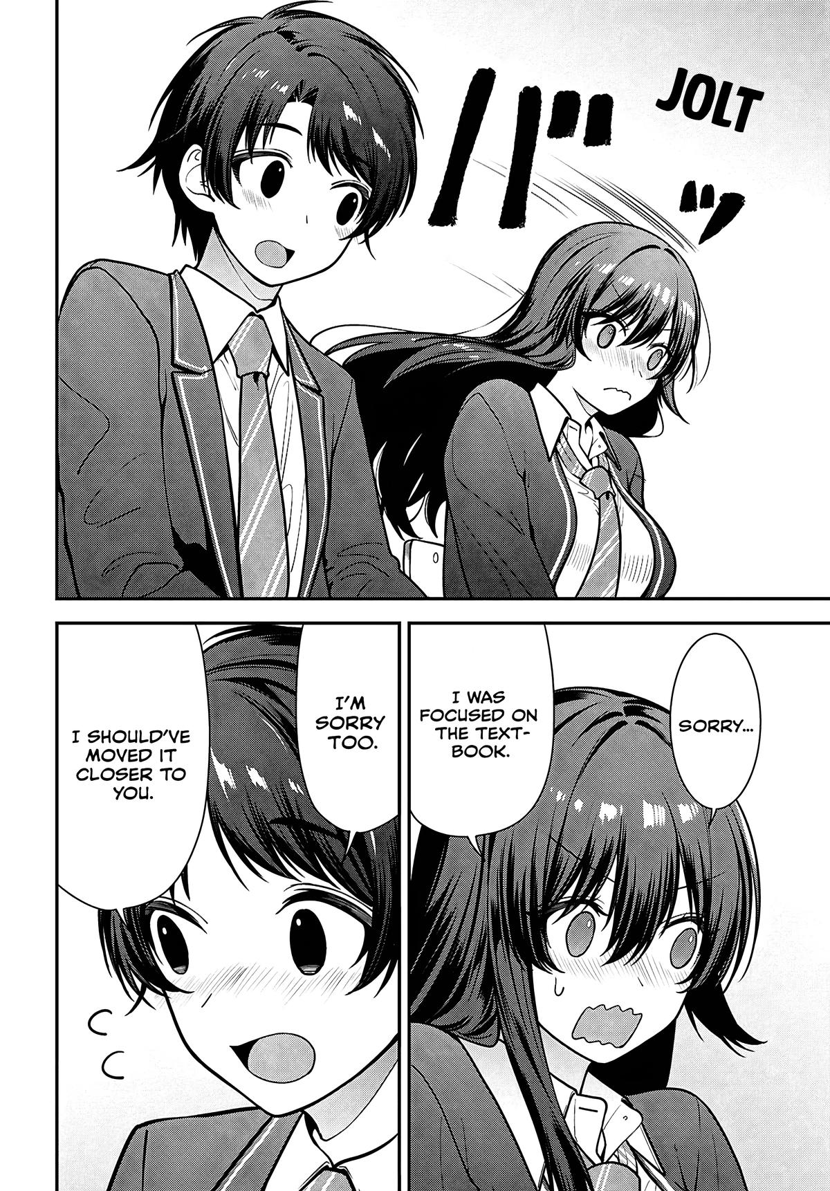 Tonari no Seki no Yankee Shimizu-san ga Kami wo Kuroku Sometekita Chap 12 - Next Chap 13