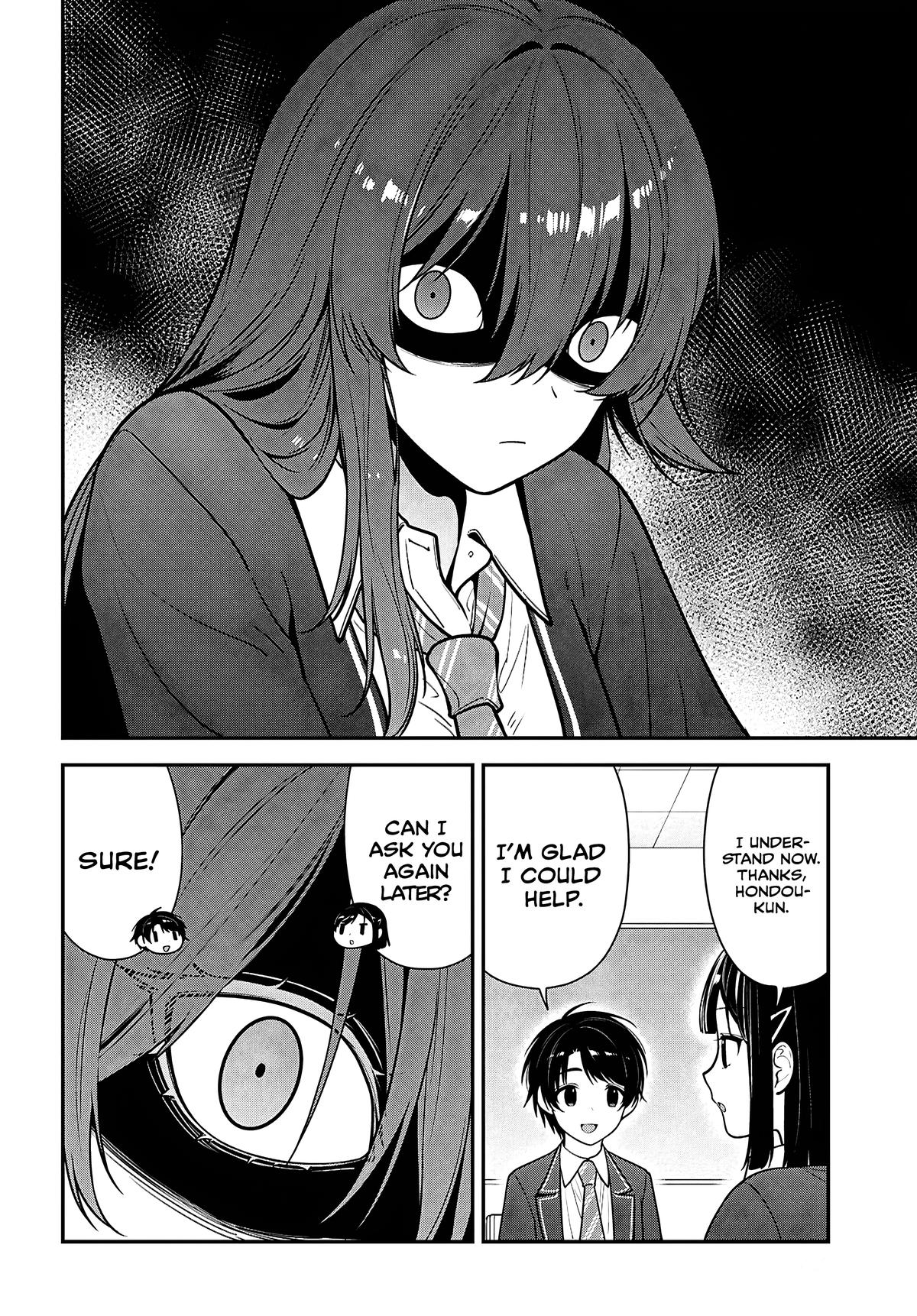 Tonari no Seki no Yankee Shimizu-san ga Kami wo Kuroku Sometekita Chap 12 - Next Chap 13