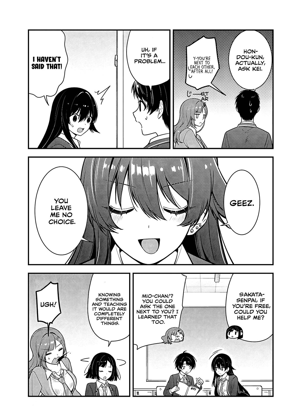 Tonari no Seki no Yankee Shimizu-san ga Kami wo Kuroku Sometekita Chap 12 - Next Chap 13