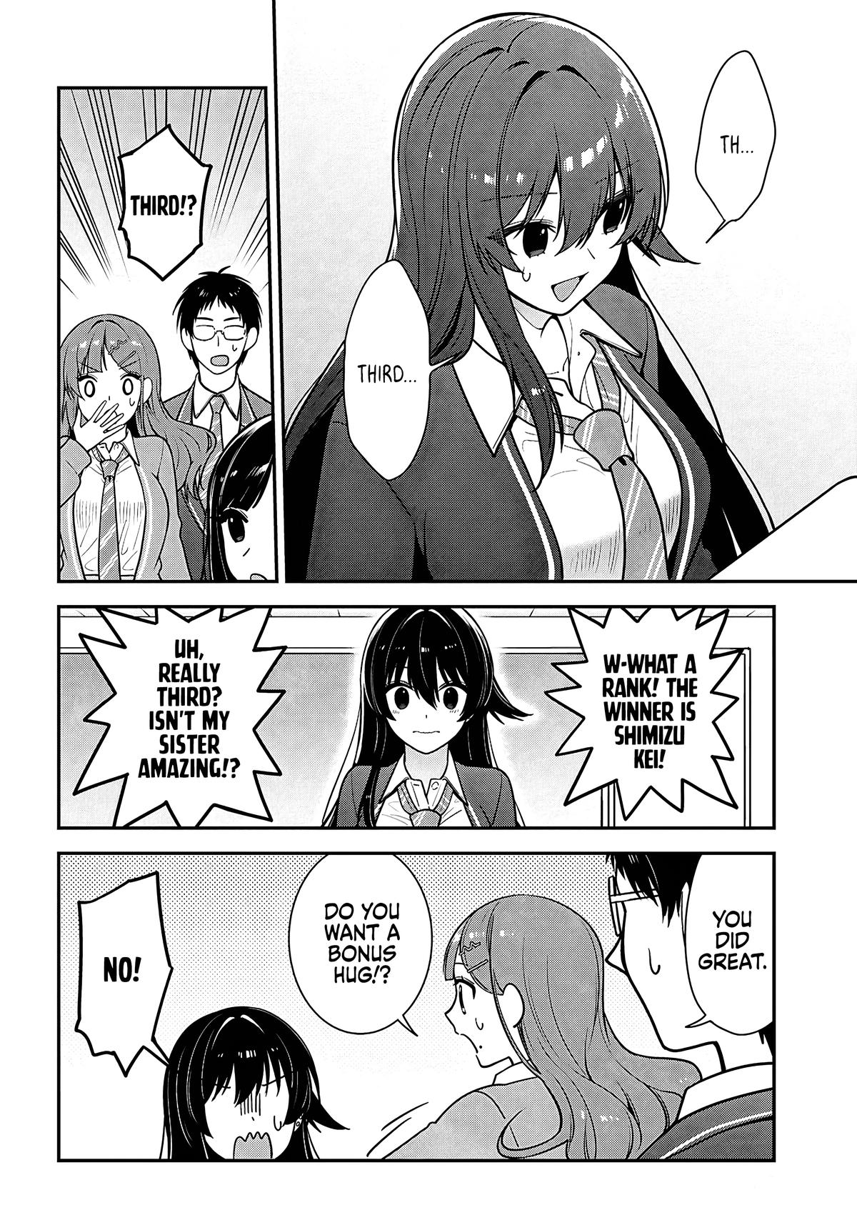 Tonari no Seki no Yankee Shimizu-san ga Kami wo Kuroku Sometekita Chap 12 - Next Chap 13