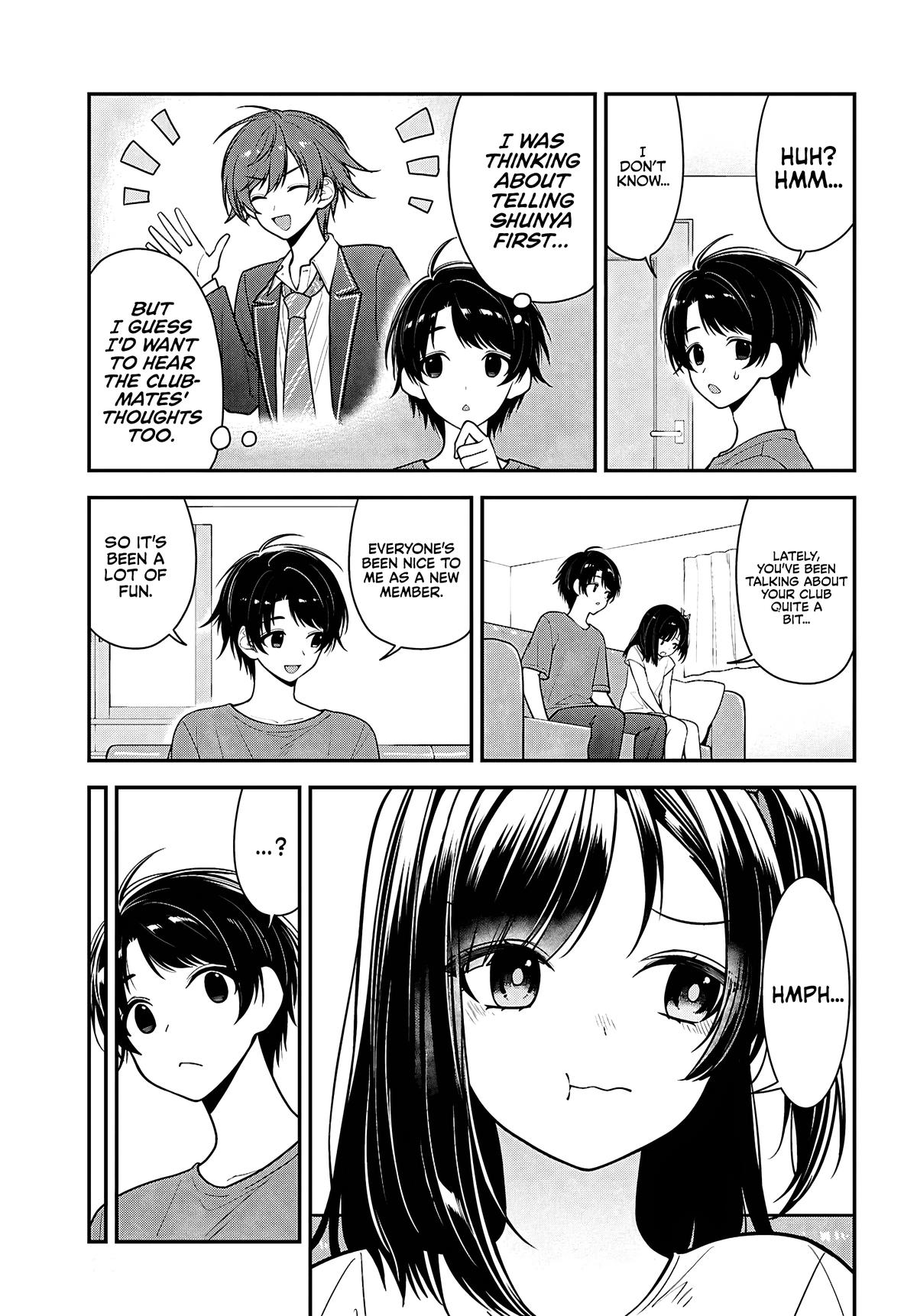 Tonari no Seki no Yankee Shimizu-san ga Kami wo Kuroku Sometekita Chap 12 - Next Chap 13