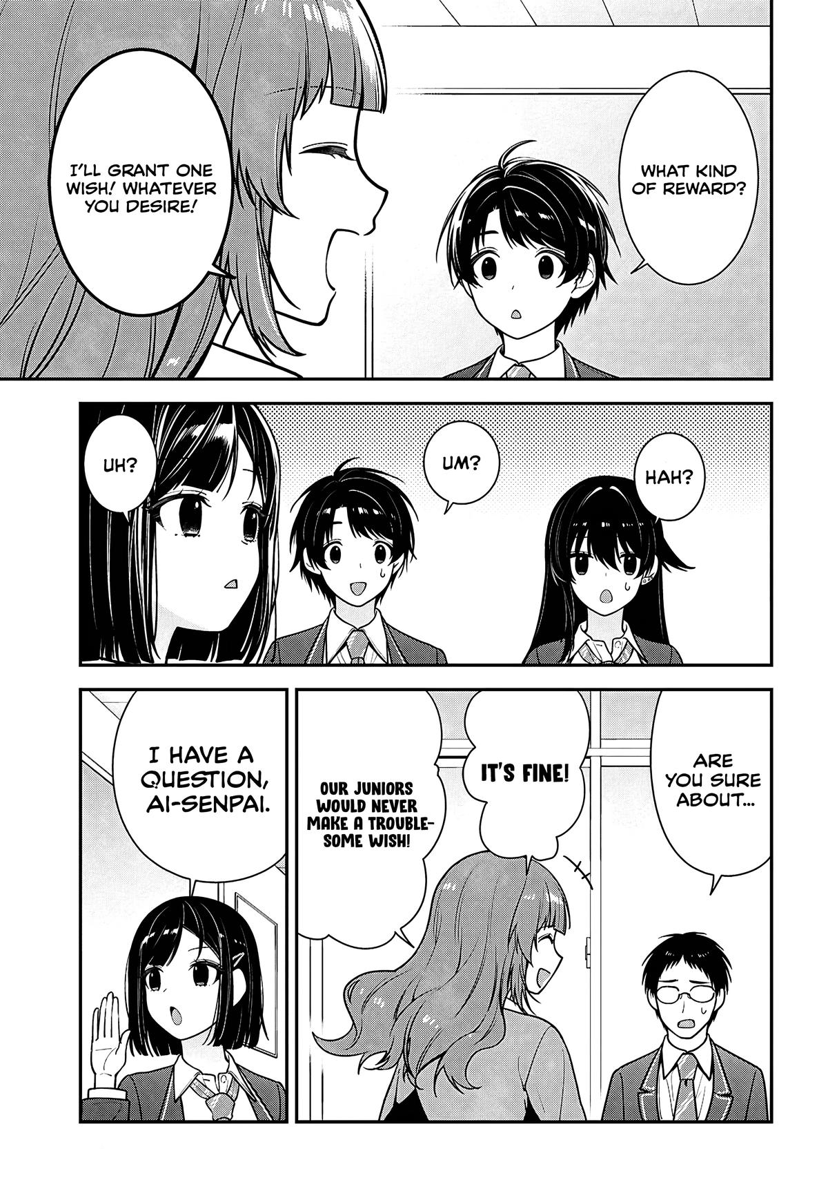 Tonari no Seki no Yankee Shimizu-san ga Kami wo Kuroku Sometekita Chap 12 - Next Chap 13