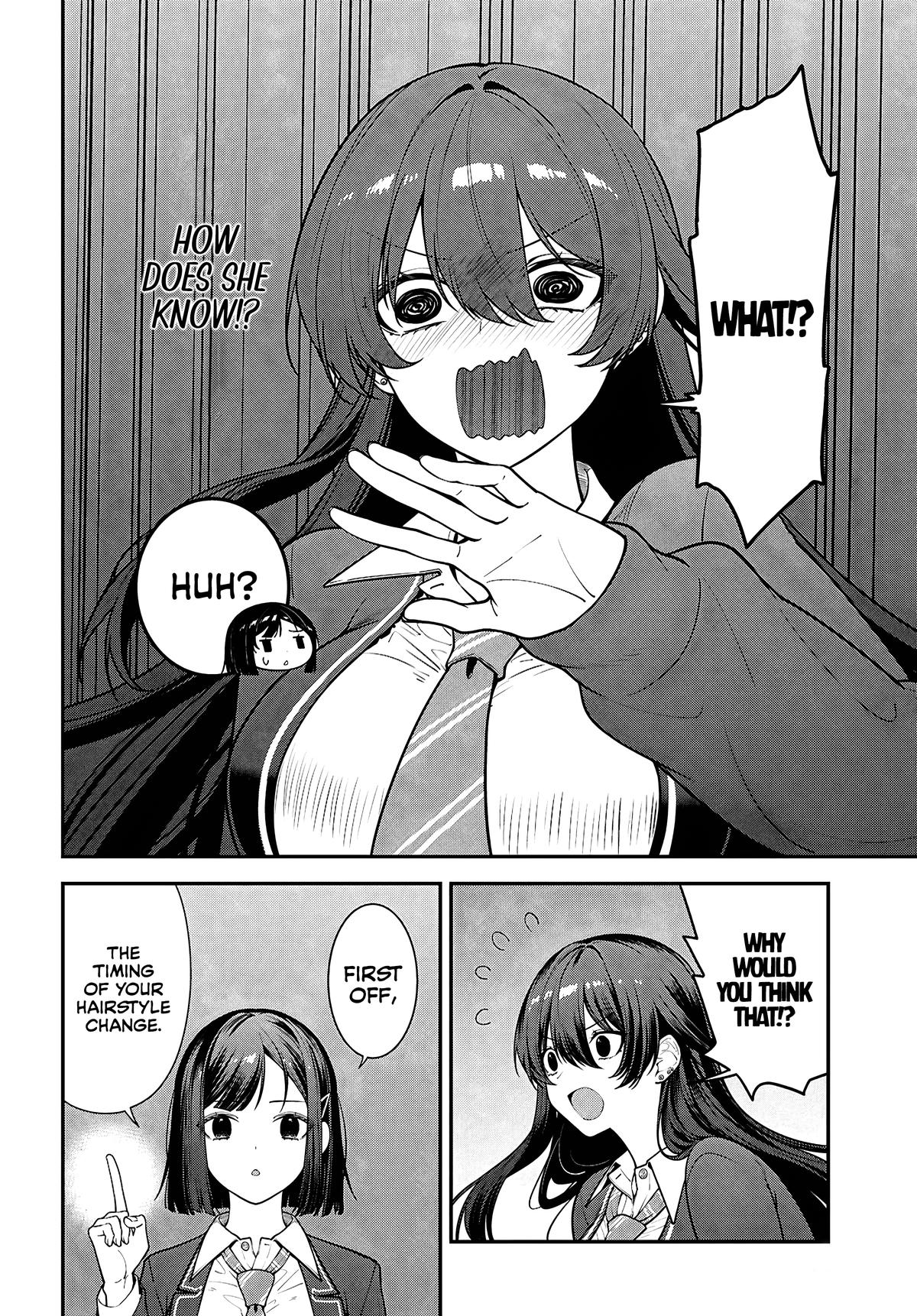 Tonari no Seki no Yankee Shimizu-san ga Kami wo Kuroku Sometekita Chap 13 - Next Chap 14