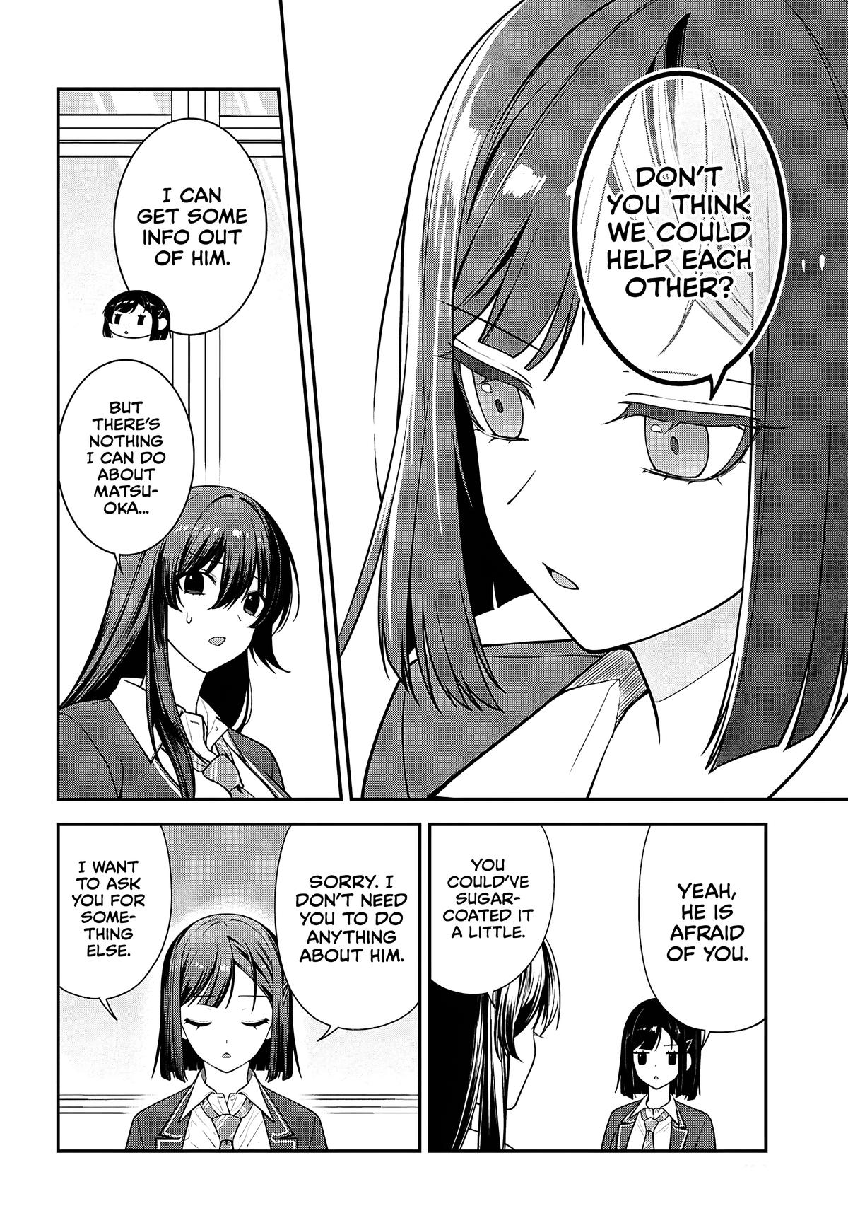 Tonari no Seki no Yankee Shimizu-san ga Kami wo Kuroku Sometekita Chap 13 - Next Chap 14