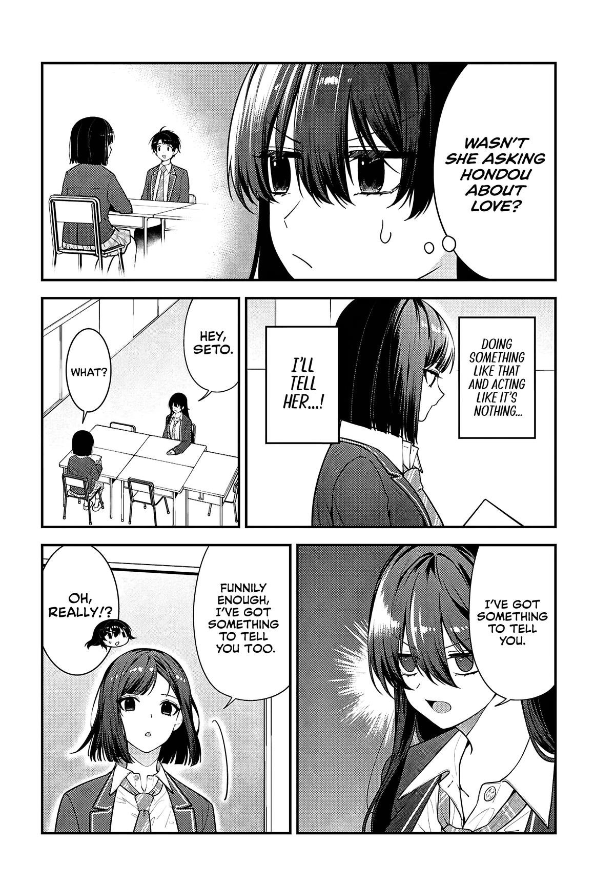 Tonari no Seki no Yankee Shimizu-san ga Kami wo Kuroku Sometekita Chap 13 - Next Chap 14