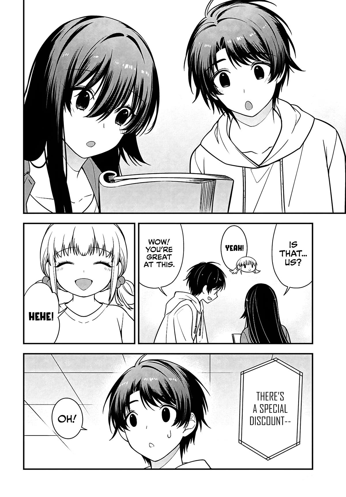 Tonari no Seki no Yankee Shimizu-san ga Kami wo Kuroku Sometekita Chap 13 - Next Chap 14