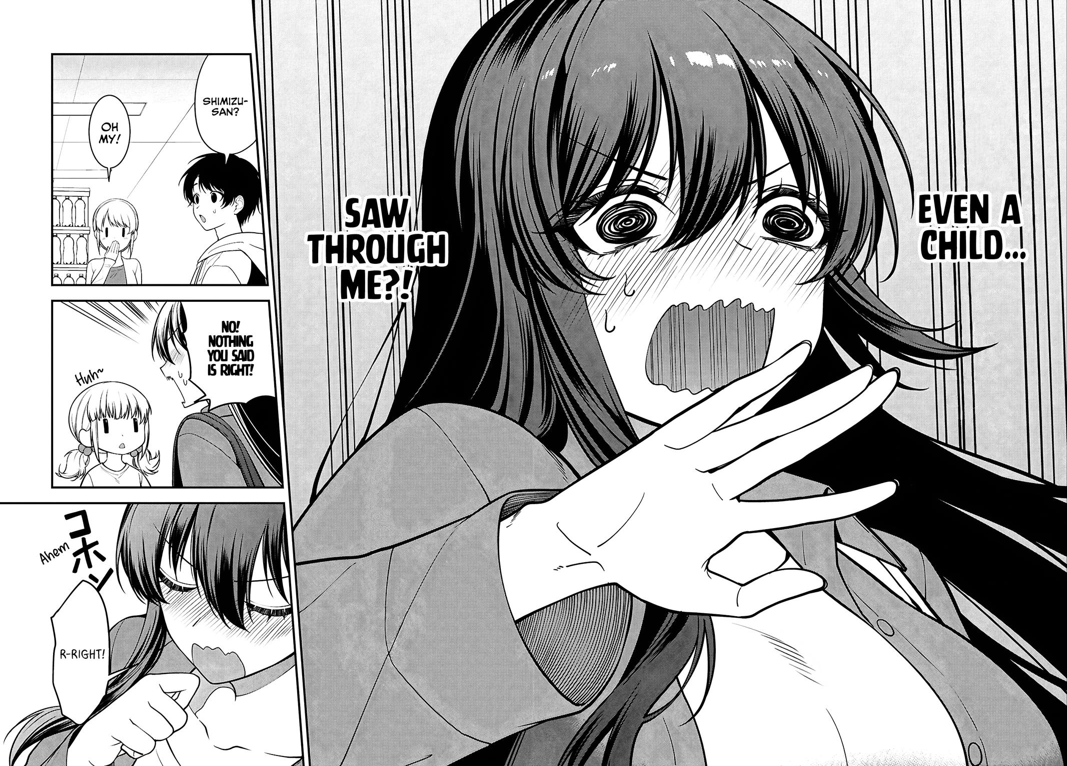 Tonari no Seki no Yankee Shimizu-san ga Kami wo Kuroku Sometekita Chap 13 - Next Chap 14