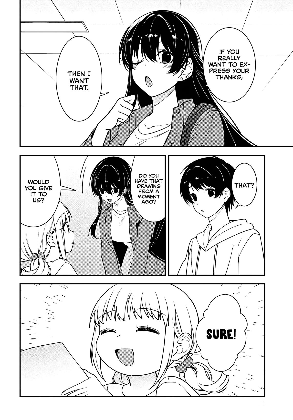 Tonari no Seki no Yankee Shimizu-san ga Kami wo Kuroku Sometekita Chap 13 - Next Chap 14