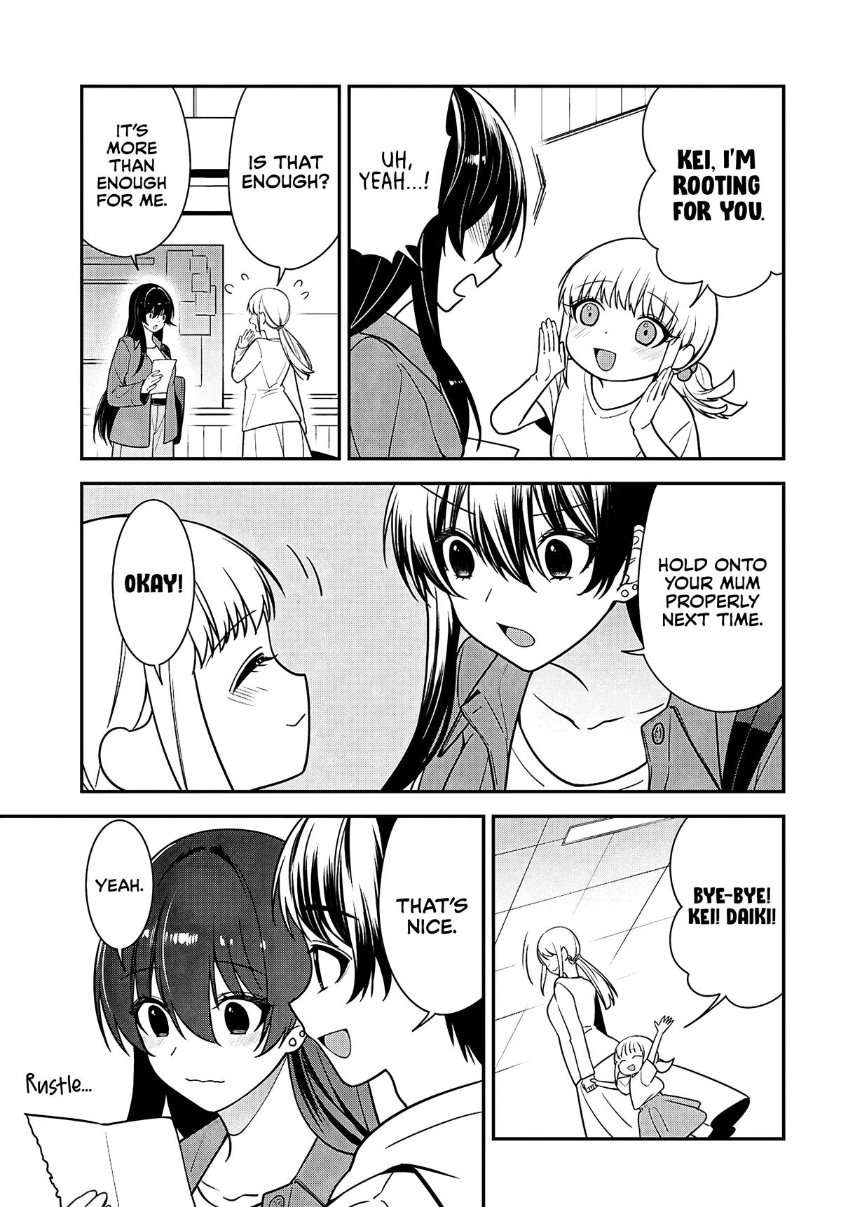 Tonari no Seki no Yankee Shimizu-san ga Kami wo Kuroku Sometekita Chap 13 - Next Chap 14