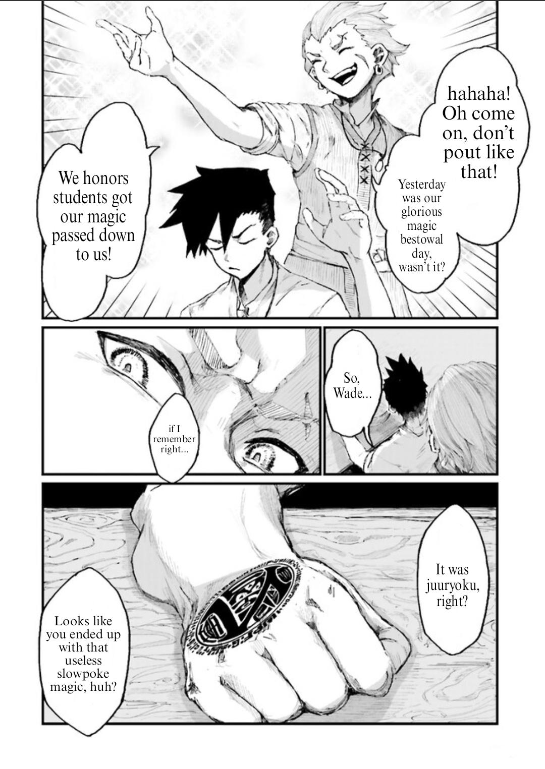 Noroma Mahou to Yobareta Mahoutsukai wa Juuryoku Mahou de Musou suru: Mada Juuryoku no Gainen no Nai Sekai Nite, Shounen wa Banyuu Inryoku Ou to Naru Chap 1 - Next Chap 2