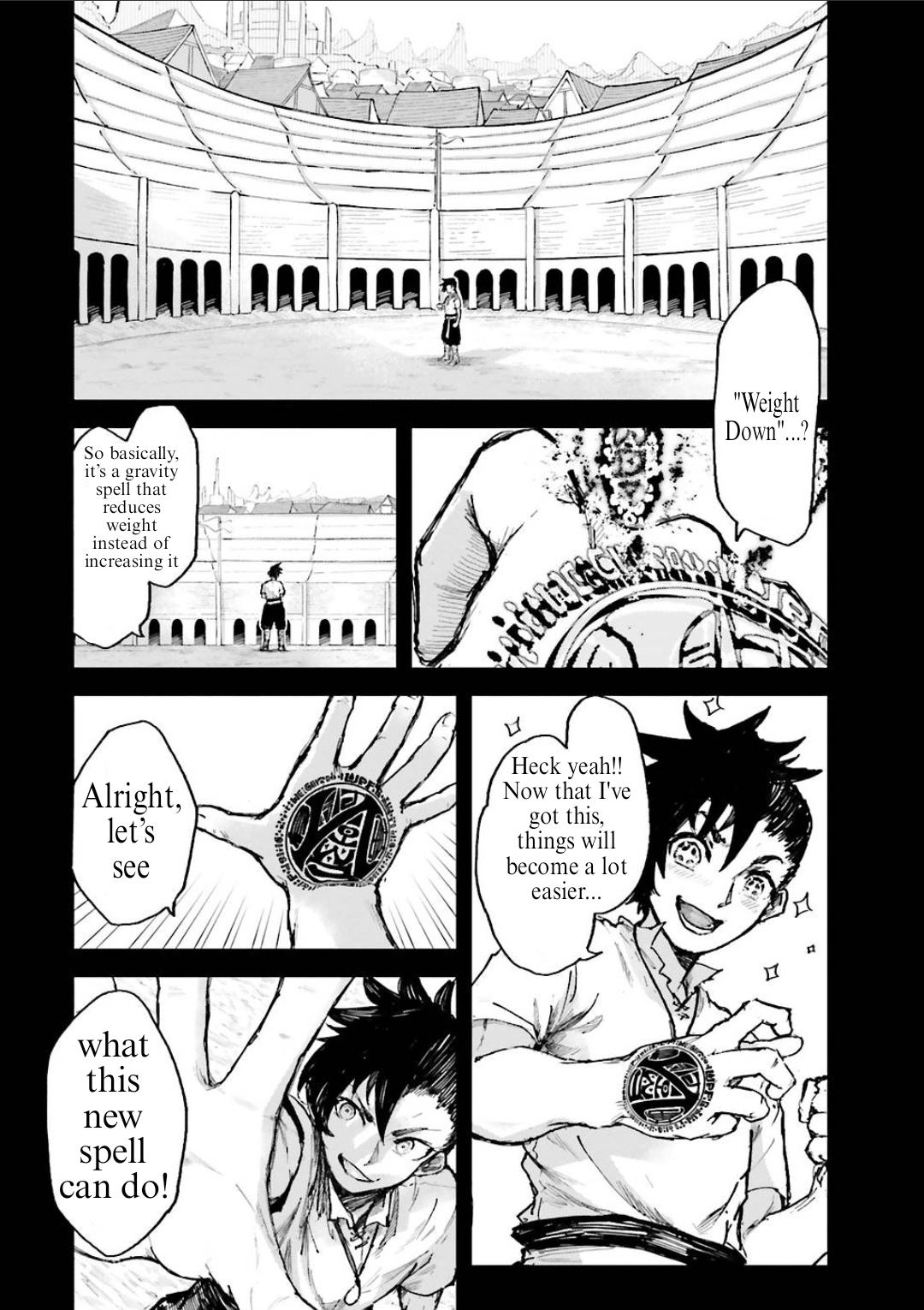 Noroma Mahou to Yobareta Mahoutsukai wa Juuryoku Mahou de Musou suru: Mada Juuryoku no Gainen no Nai Sekai Nite, Shounen wa Banyuu Inryoku Ou to Naru Chap 3.1 - Next Chap 4.1