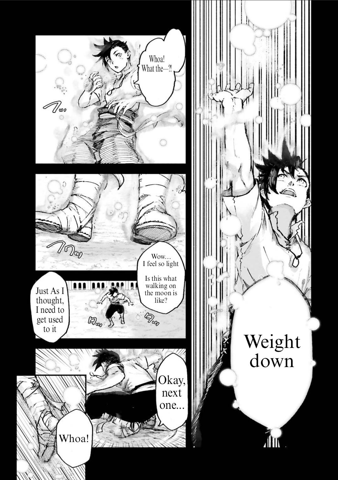 Noroma Mahou to Yobareta Mahoutsukai wa Juuryoku Mahou de Musou suru: Mada Juuryoku no Gainen no Nai Sekai Nite, Shounen wa Banyuu Inryoku Ou to Naru Chap 3.1 - Next Chap 4.1