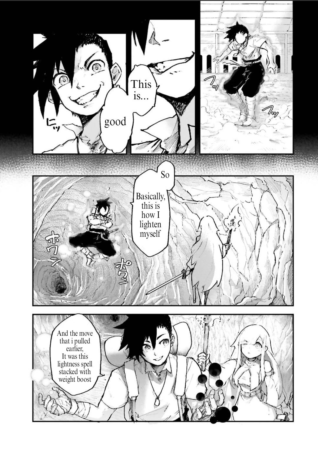 Noroma Mahou to Yobareta Mahoutsukai wa Juuryoku Mahou de Musou suru: Mada Juuryoku no Gainen no Nai Sekai Nite, Shounen wa Banyuu Inryoku Ou to Naru Chap 3.1 - Next Chap 4.1