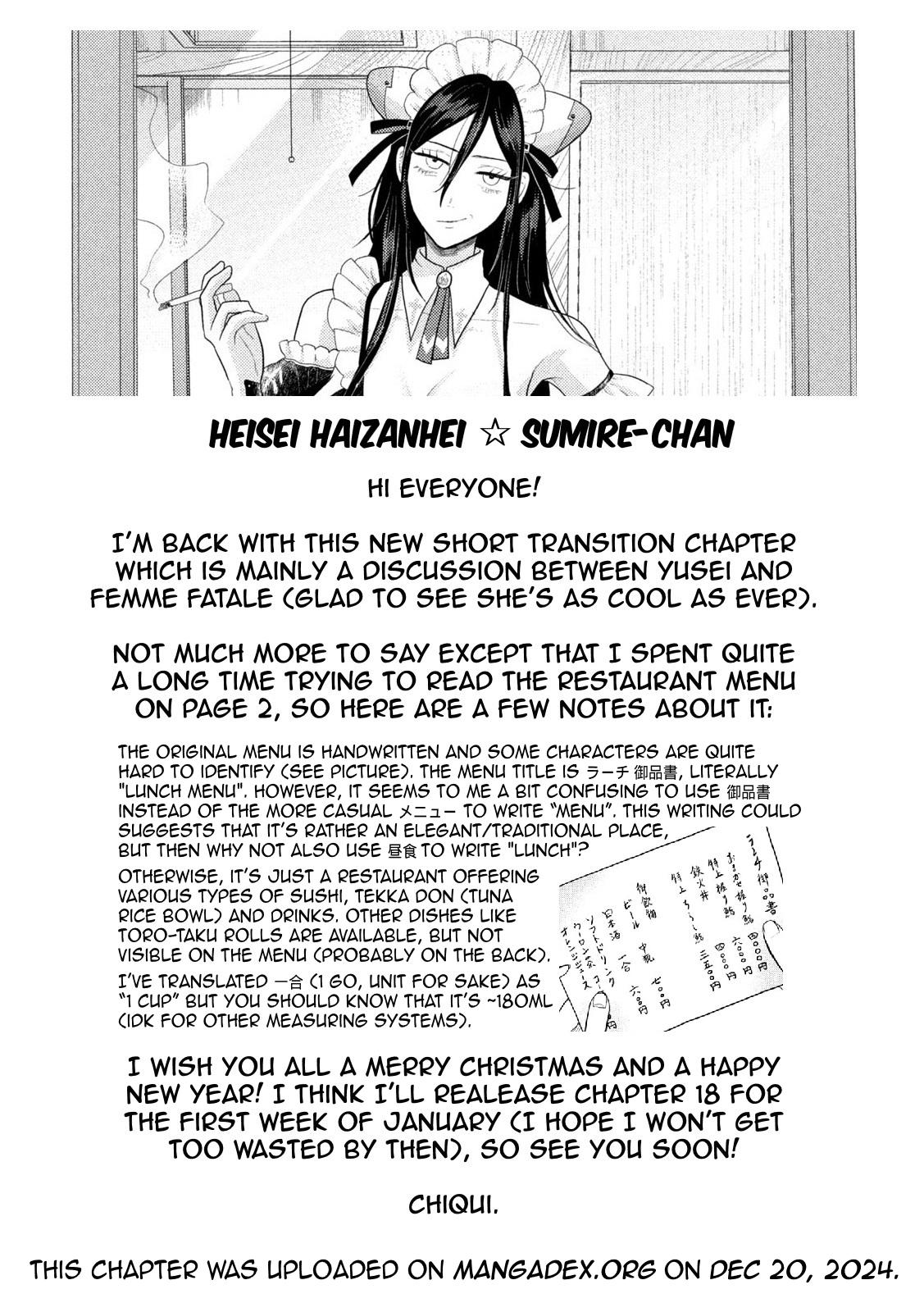 Heisei Haizanhei Sumire-chan Chap 17 - Next Chap 18