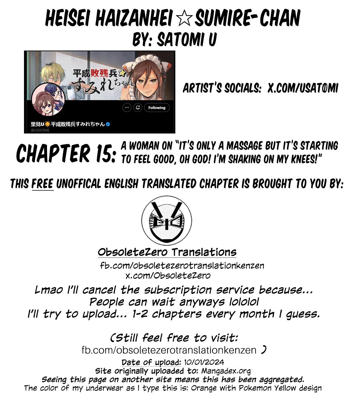 Heisei Haizanhei Sumire-chan Chap 15 - Next Chap 16