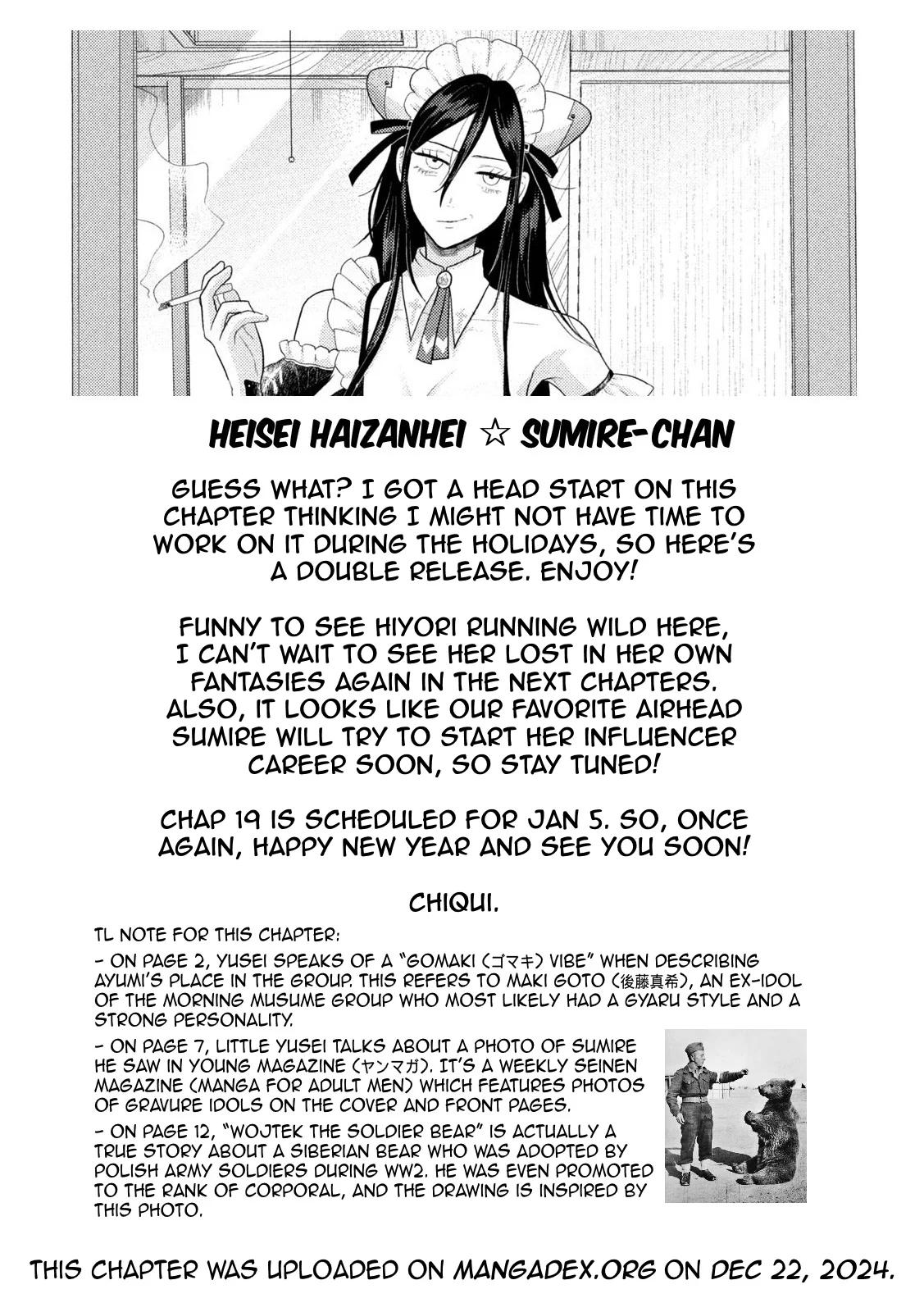 Heisei Haizanhei Sumire-chan Chap 18 - Next Chap 19