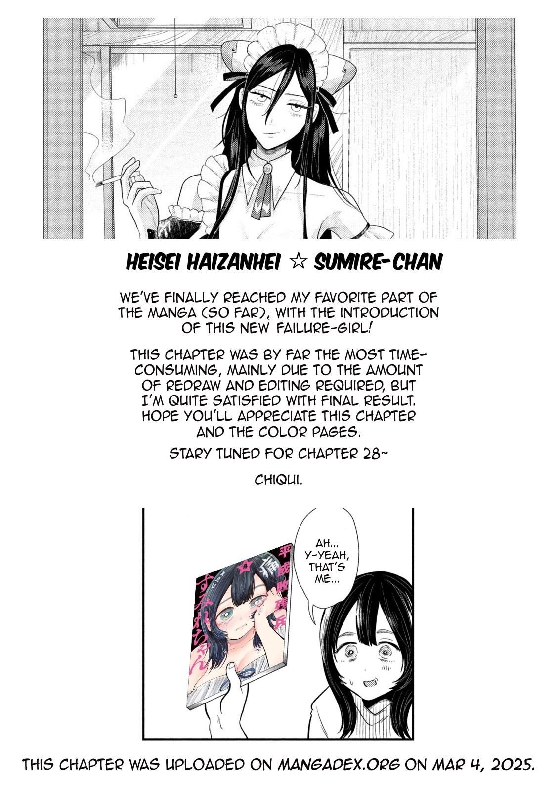 Heisei Haizanhei Sumire-chan Chap 27 - Next Chap 28